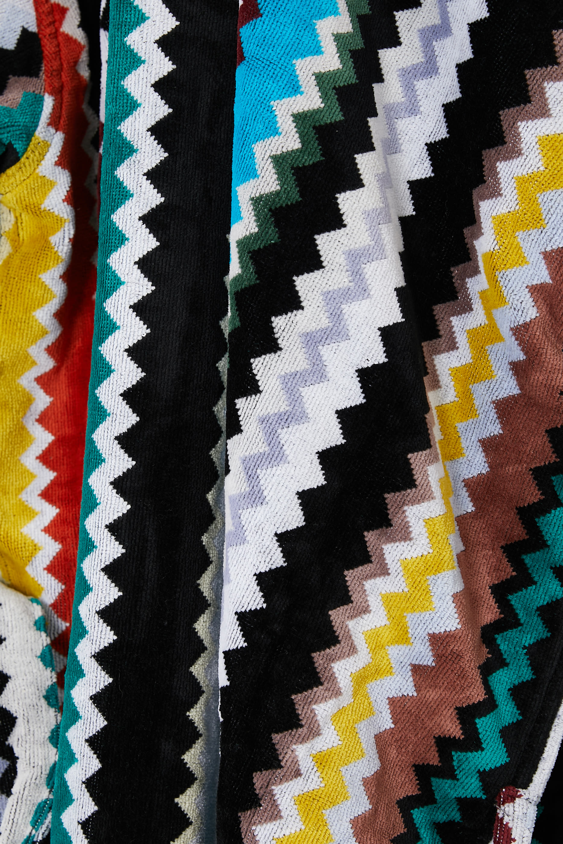 Curt Chevron Hooded Bathrobe