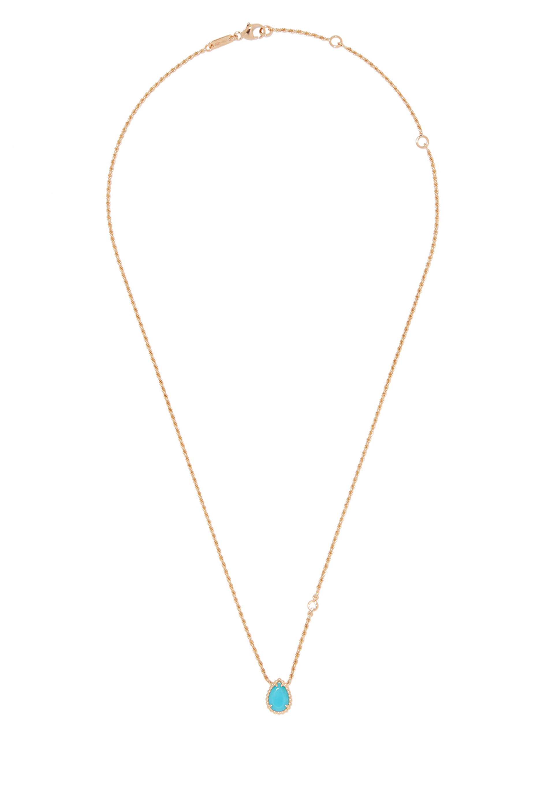 Serpent Boh&egrave;me Turquoise Diamond Necklace