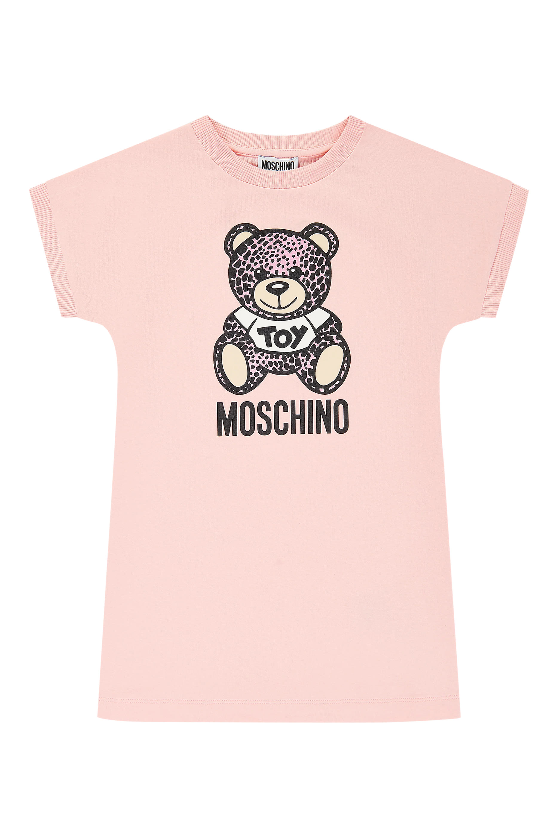 Kids Printed Bear T-Shirt Dress