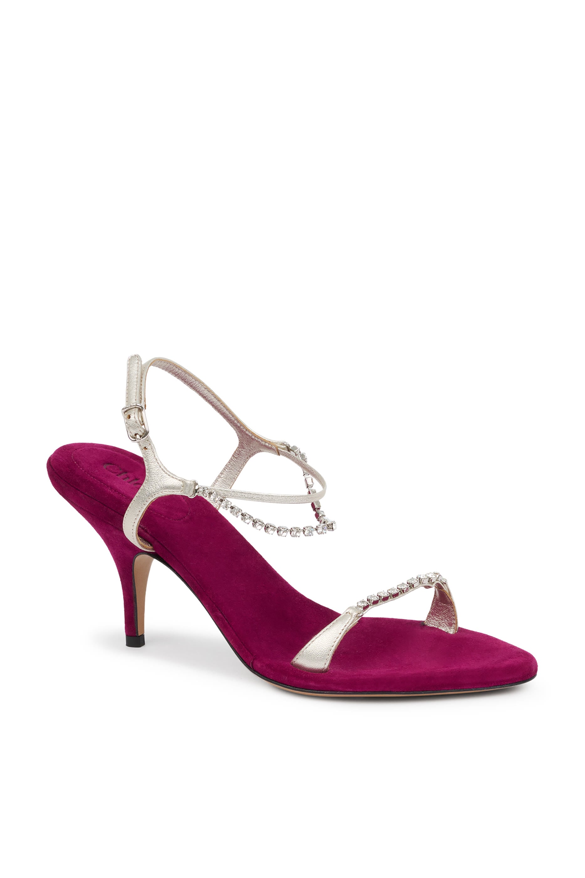 Crystal-Embellished Sandals