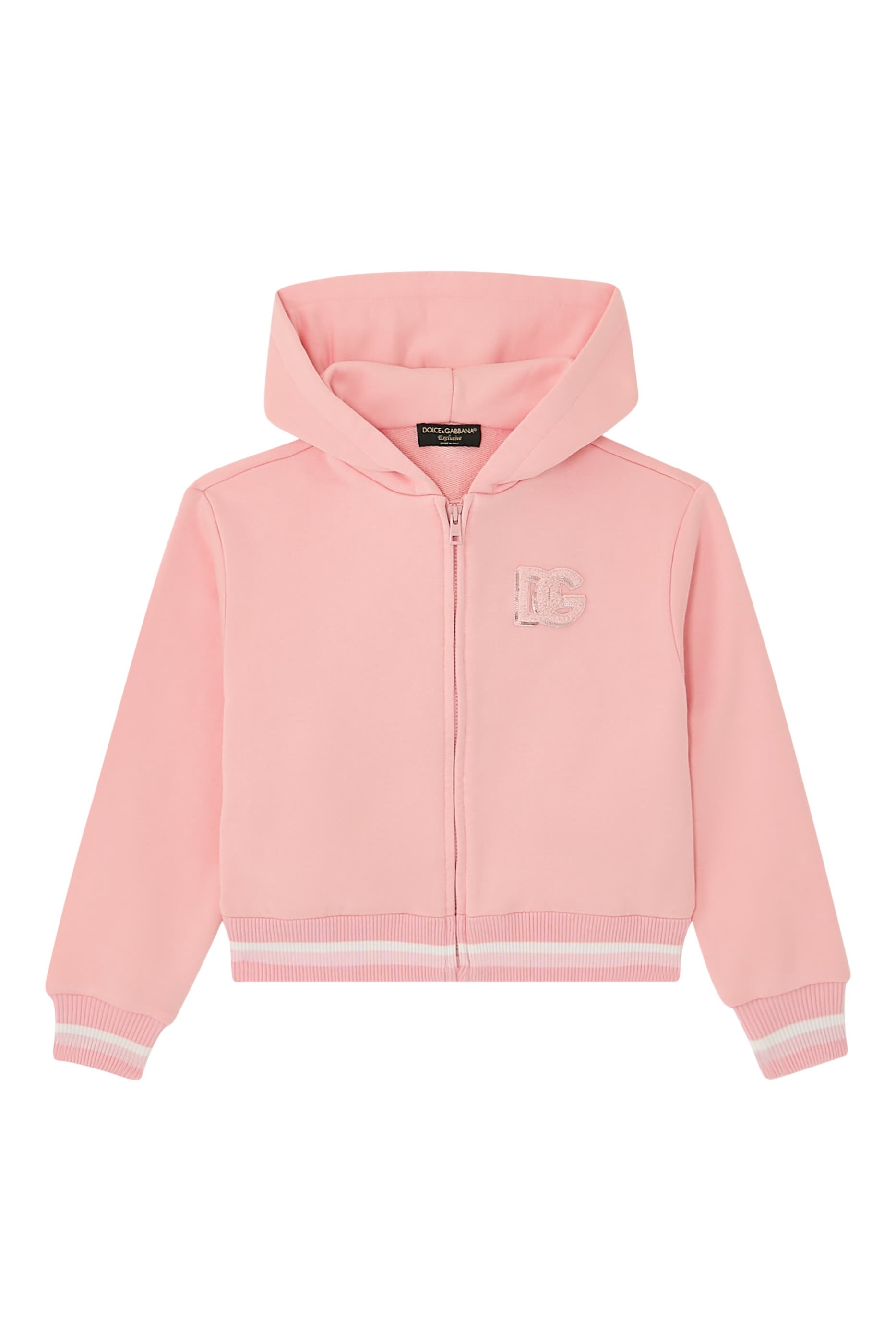 Kids Fleece Hoodie with DG Patch