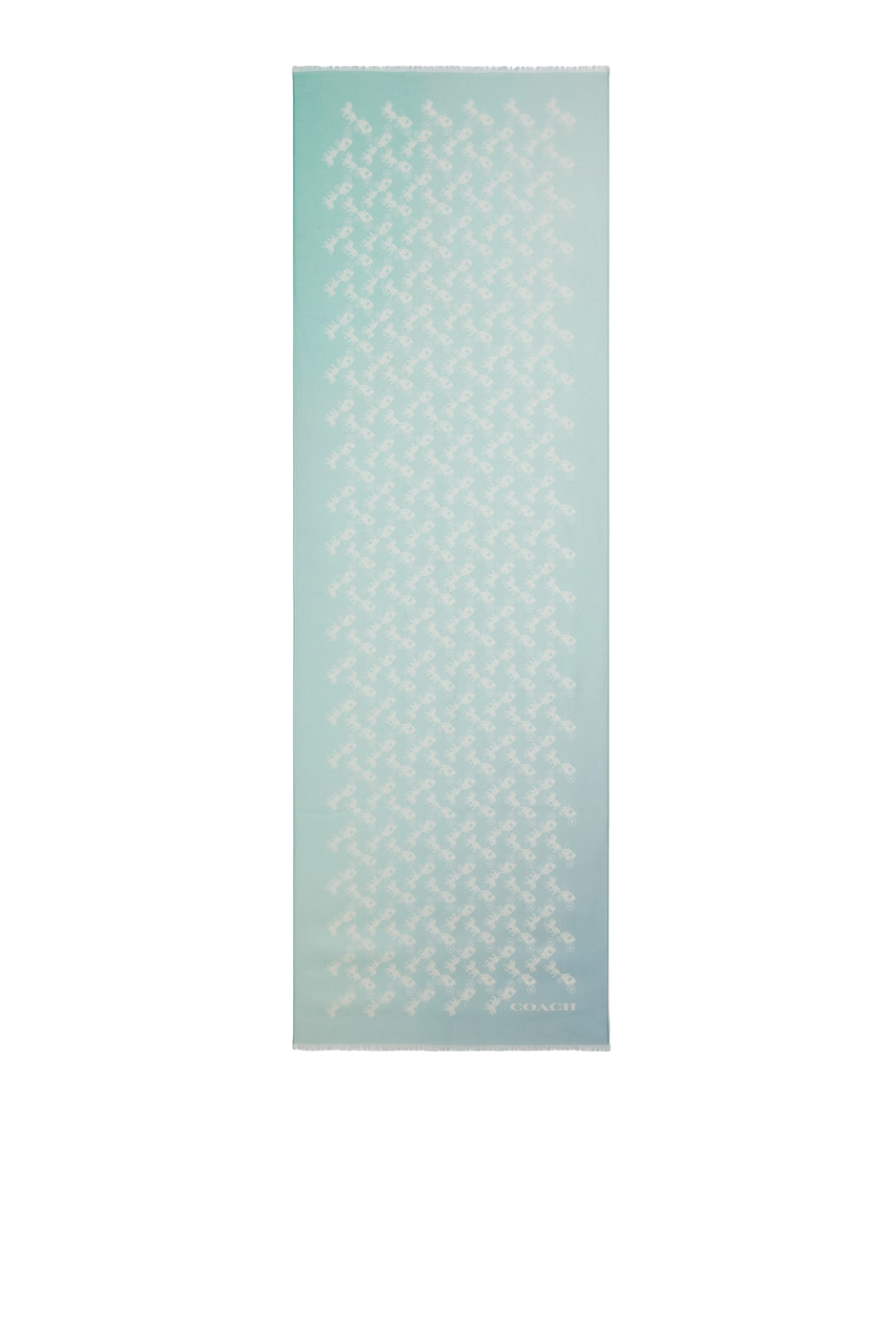 Horse and Carriage Wool-Blend Scarf