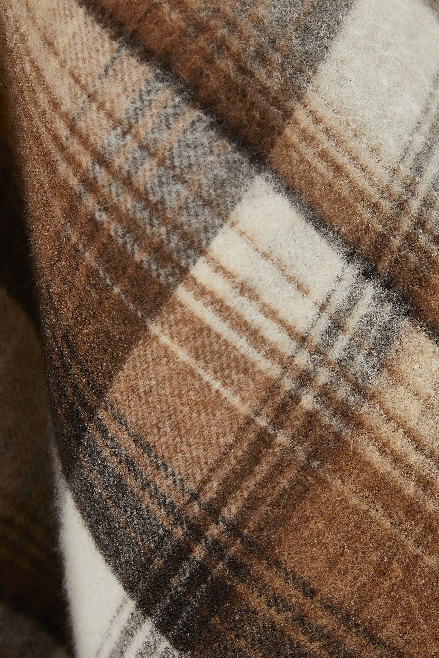 GG Wool Reversible Poncho