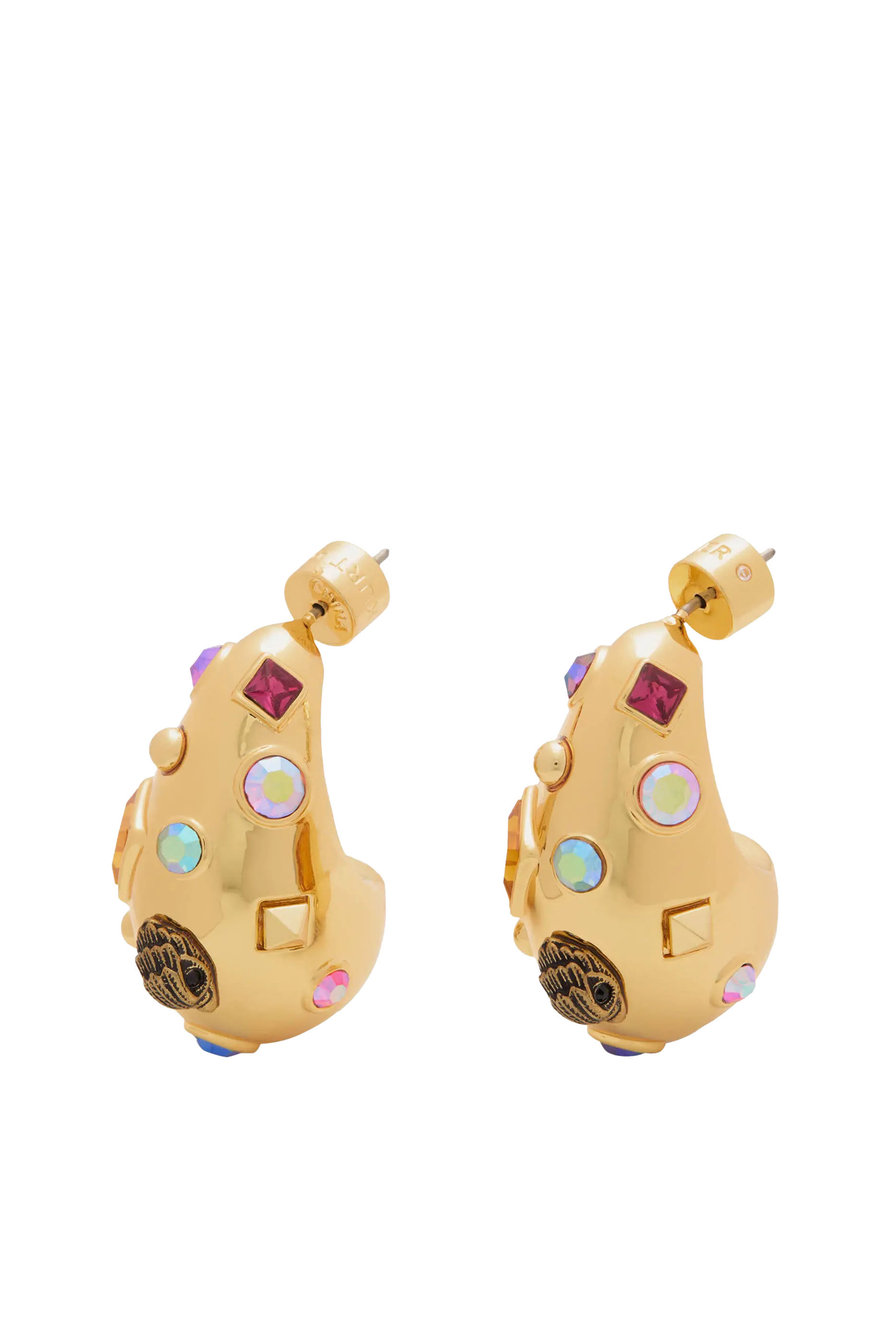 Large Crystal Mix Earrings