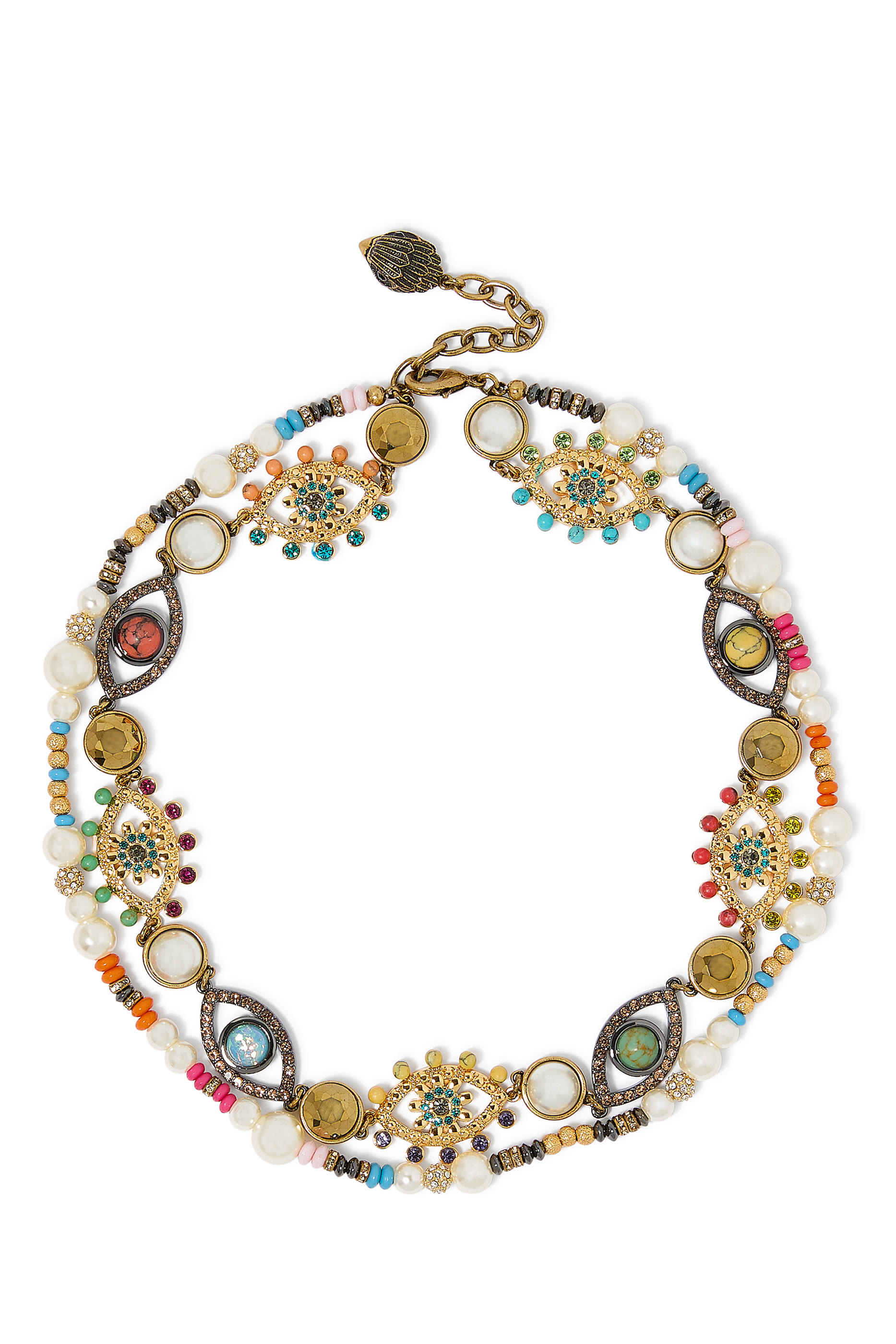 Multi-Strand Eye Necklace