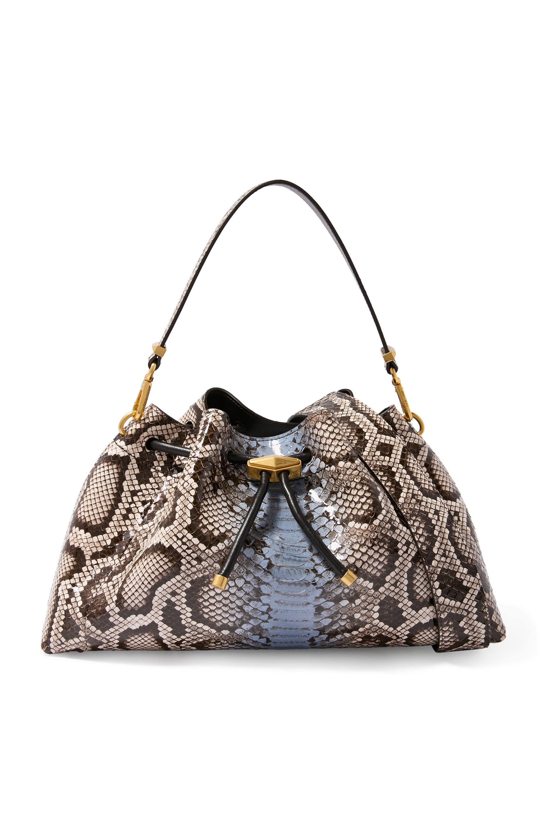 Cinch M Python-Print Bag