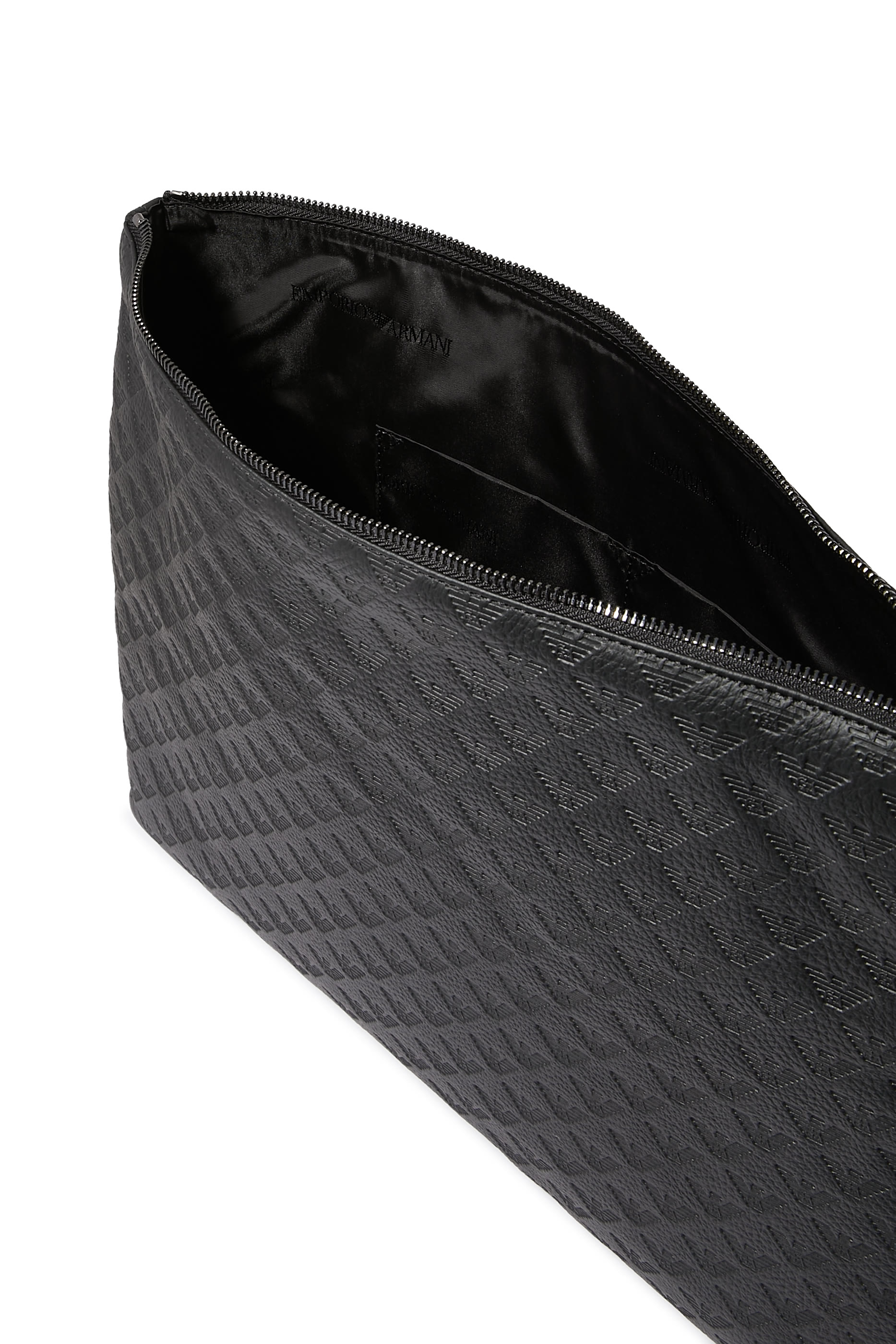 Eagle Logo-Embossed Pouch