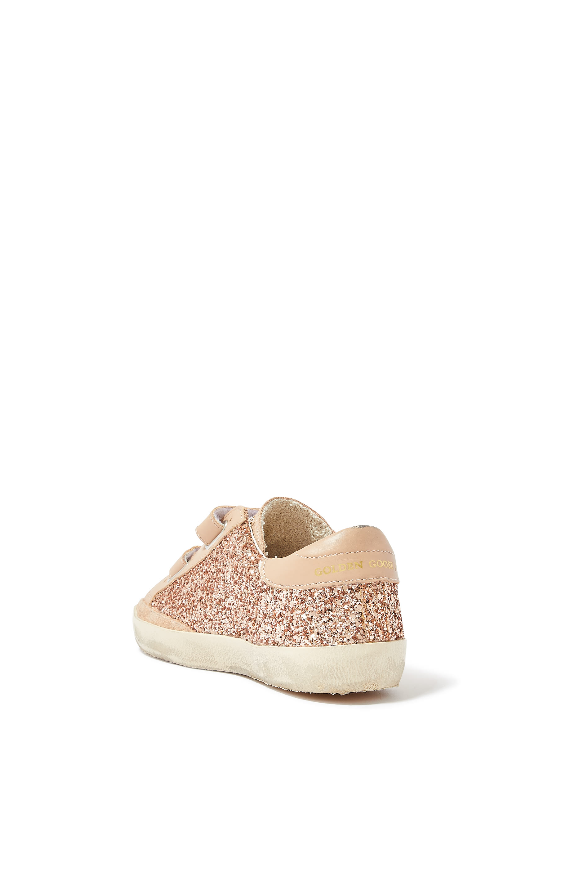 Kids Old School Junior Glitter Sneakers