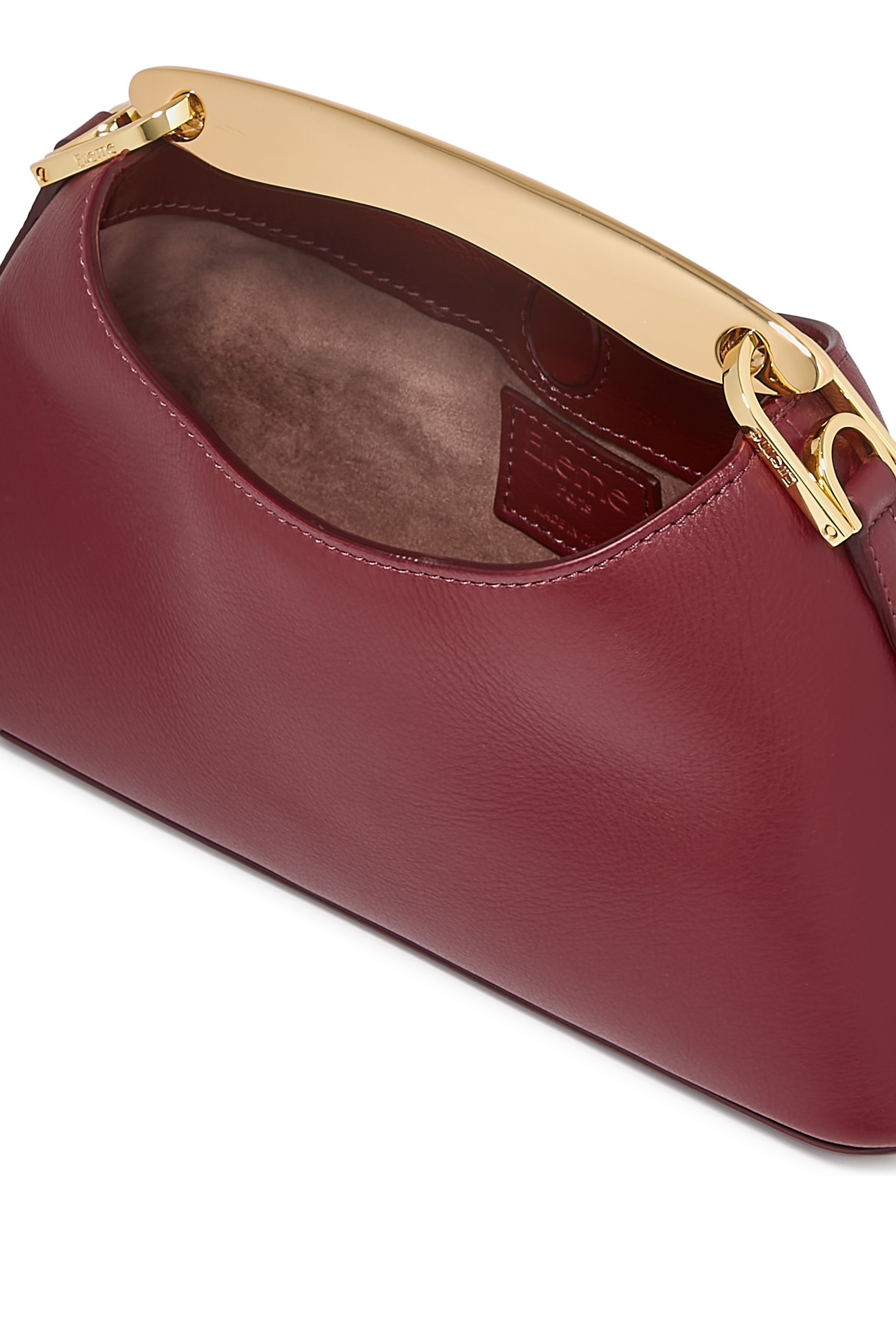 Mini Boomerang Leather Bag