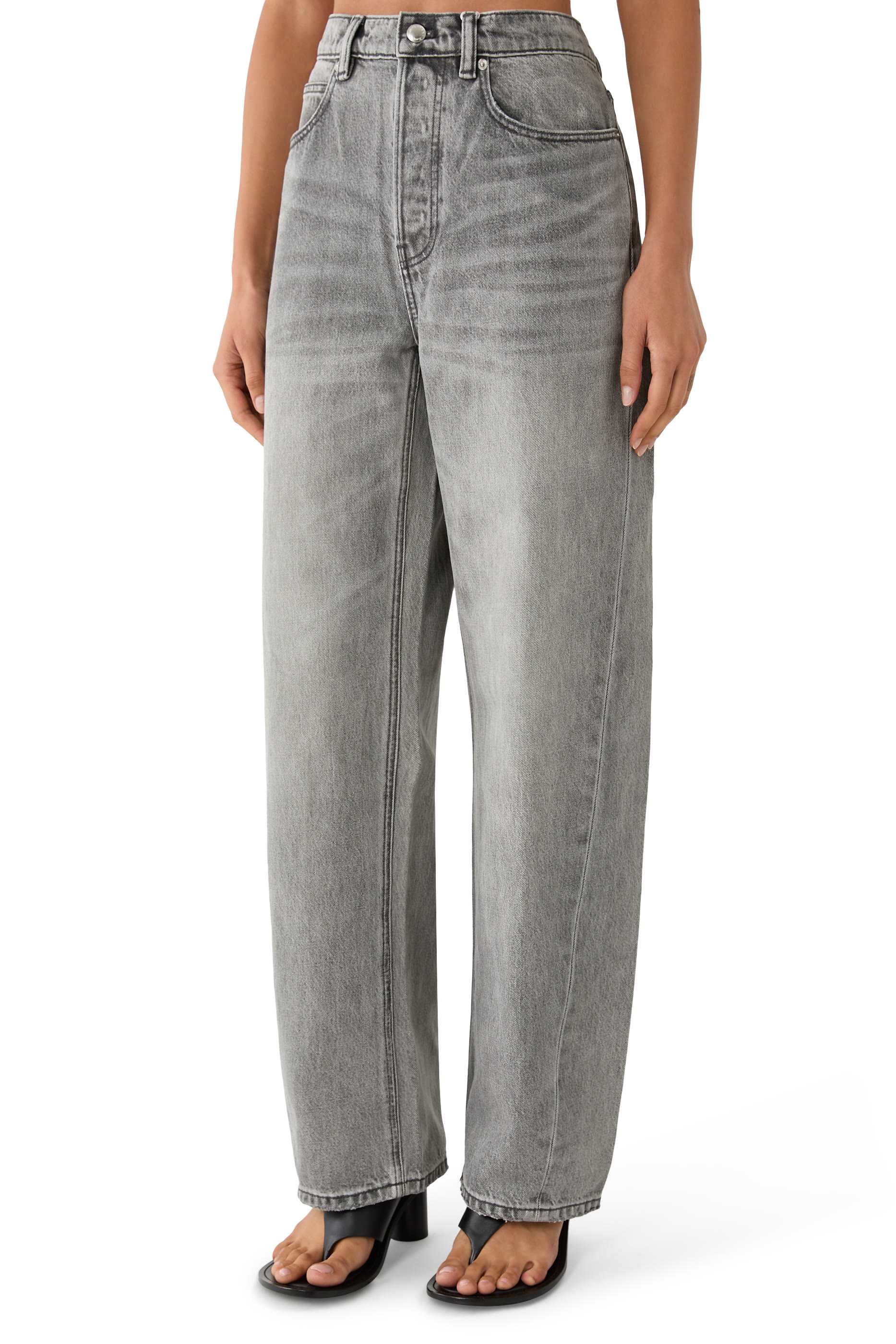 Float Shadow Pocket Relaxed Jeans 