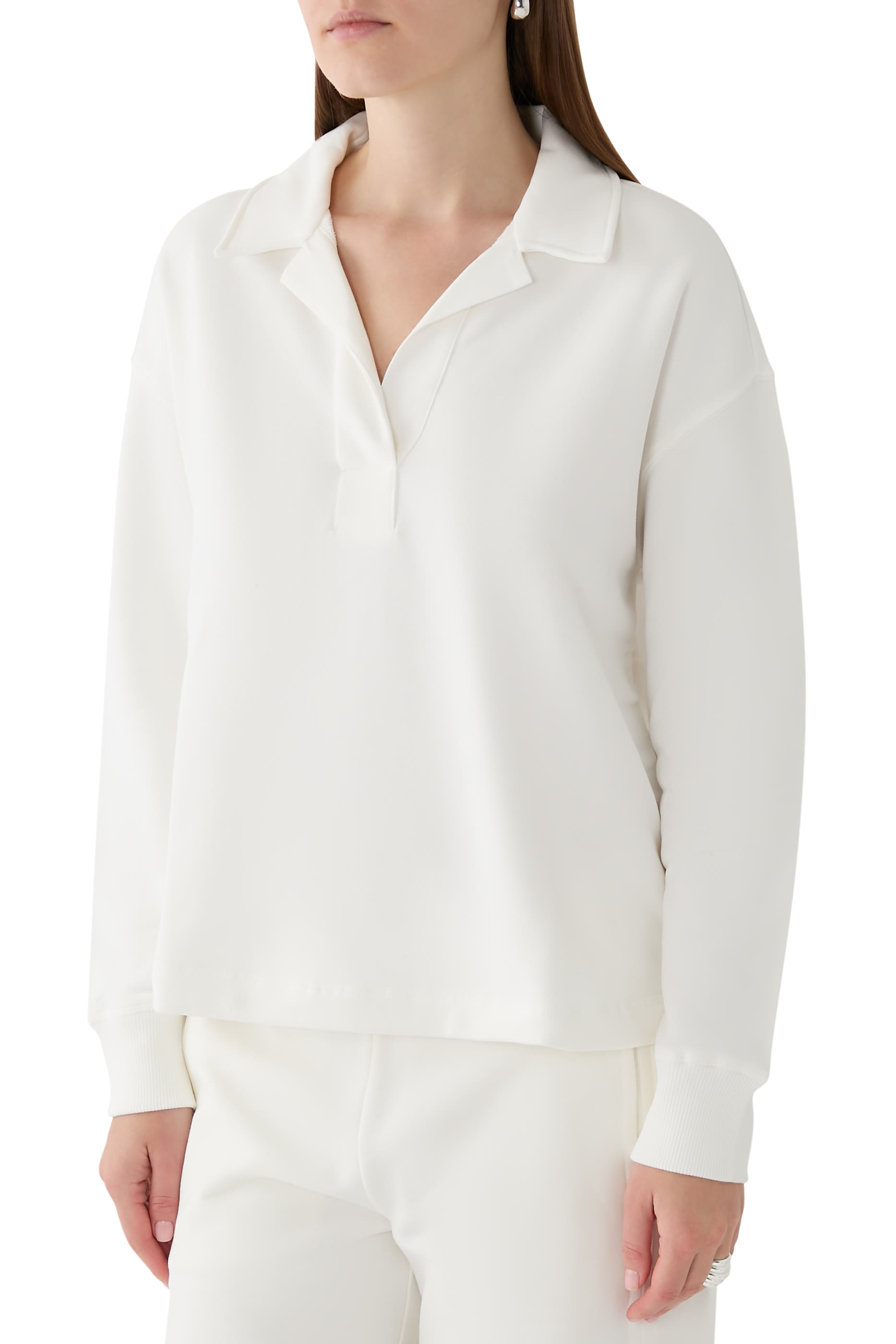 Travel Collared Sweatshirt Organic Cotton