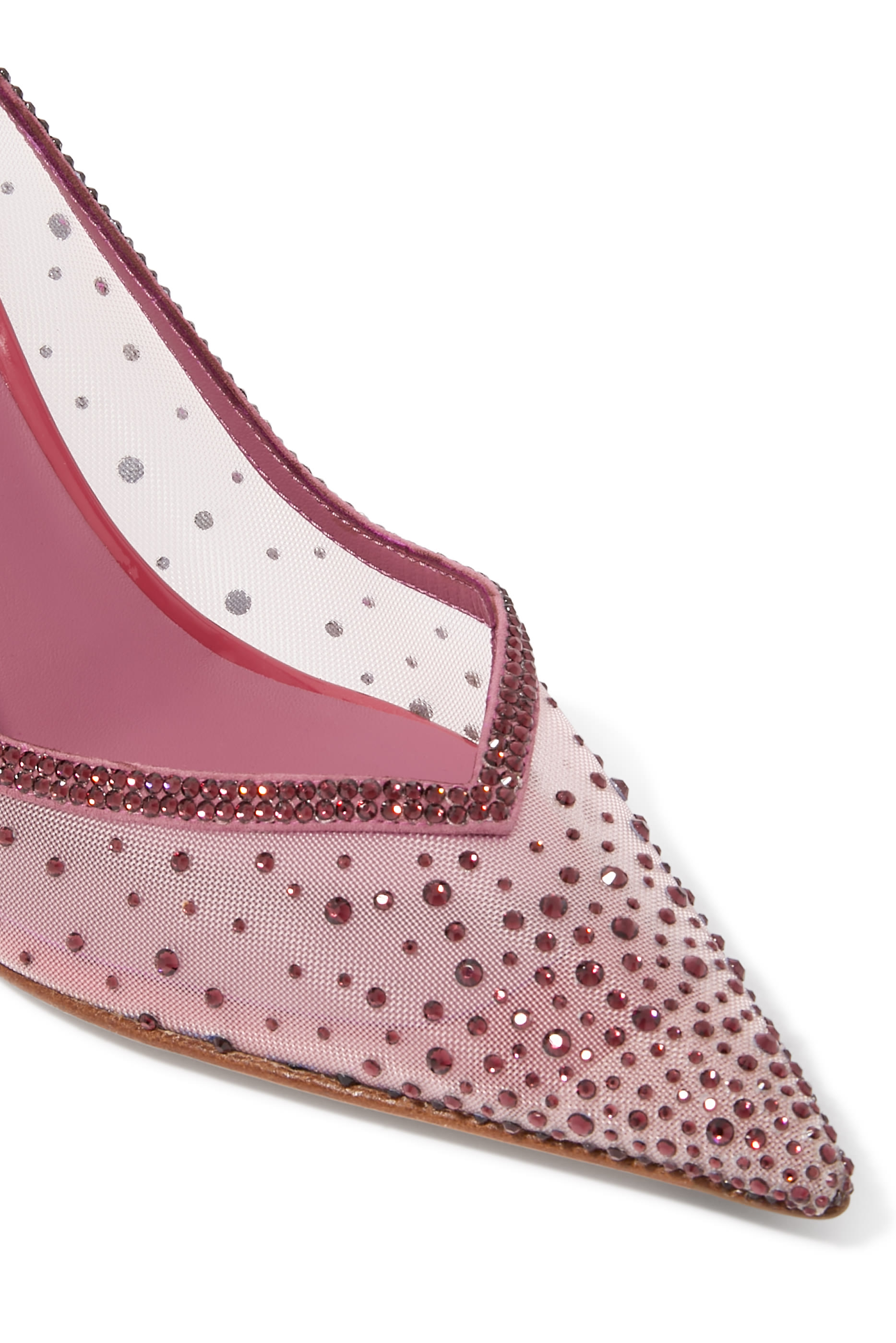 Nicole 80 Slingback Crystal Pumps