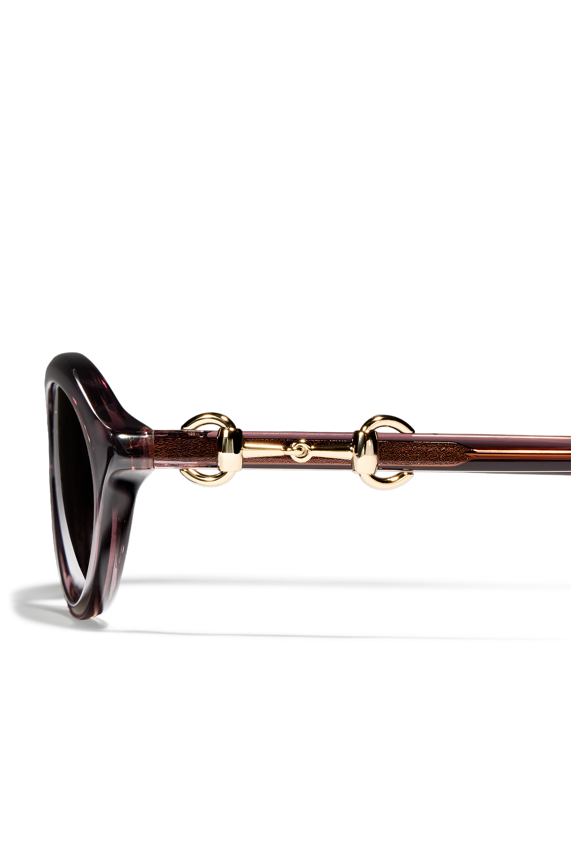 Oval-Frame Sunglasses