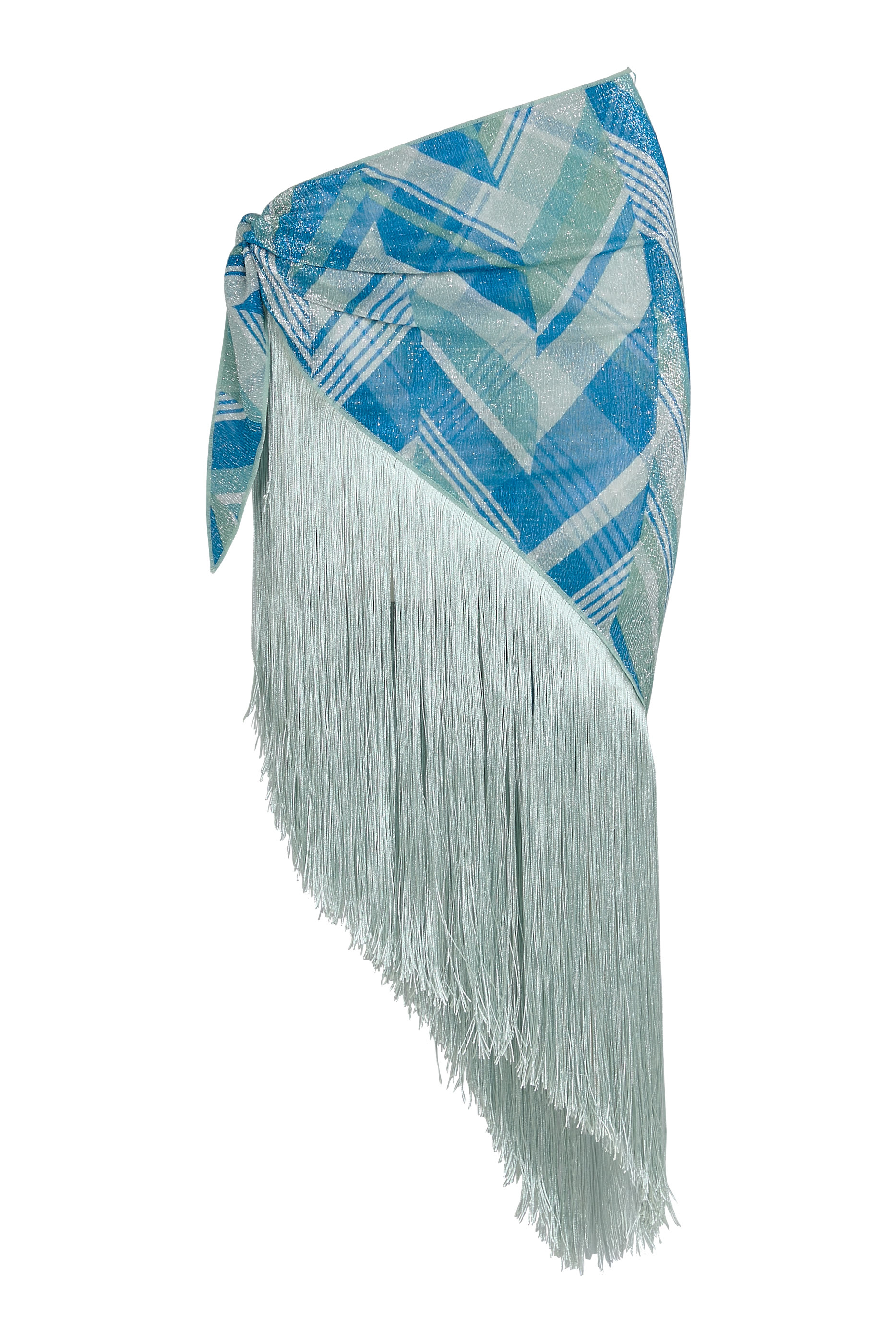  Lurex Chevron Fringe Pareo 