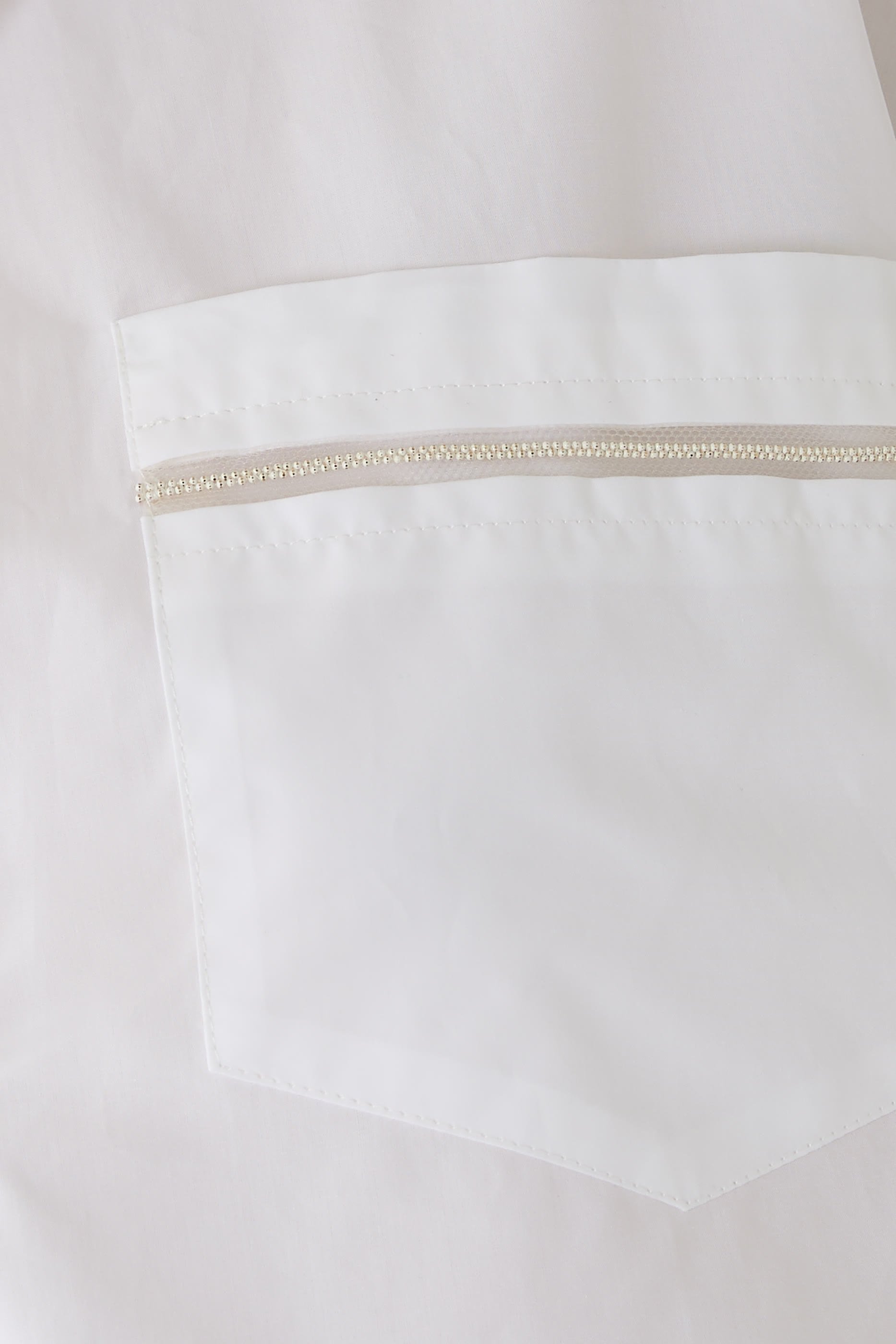  Poplin Short Sleeve Shirt with Diamante