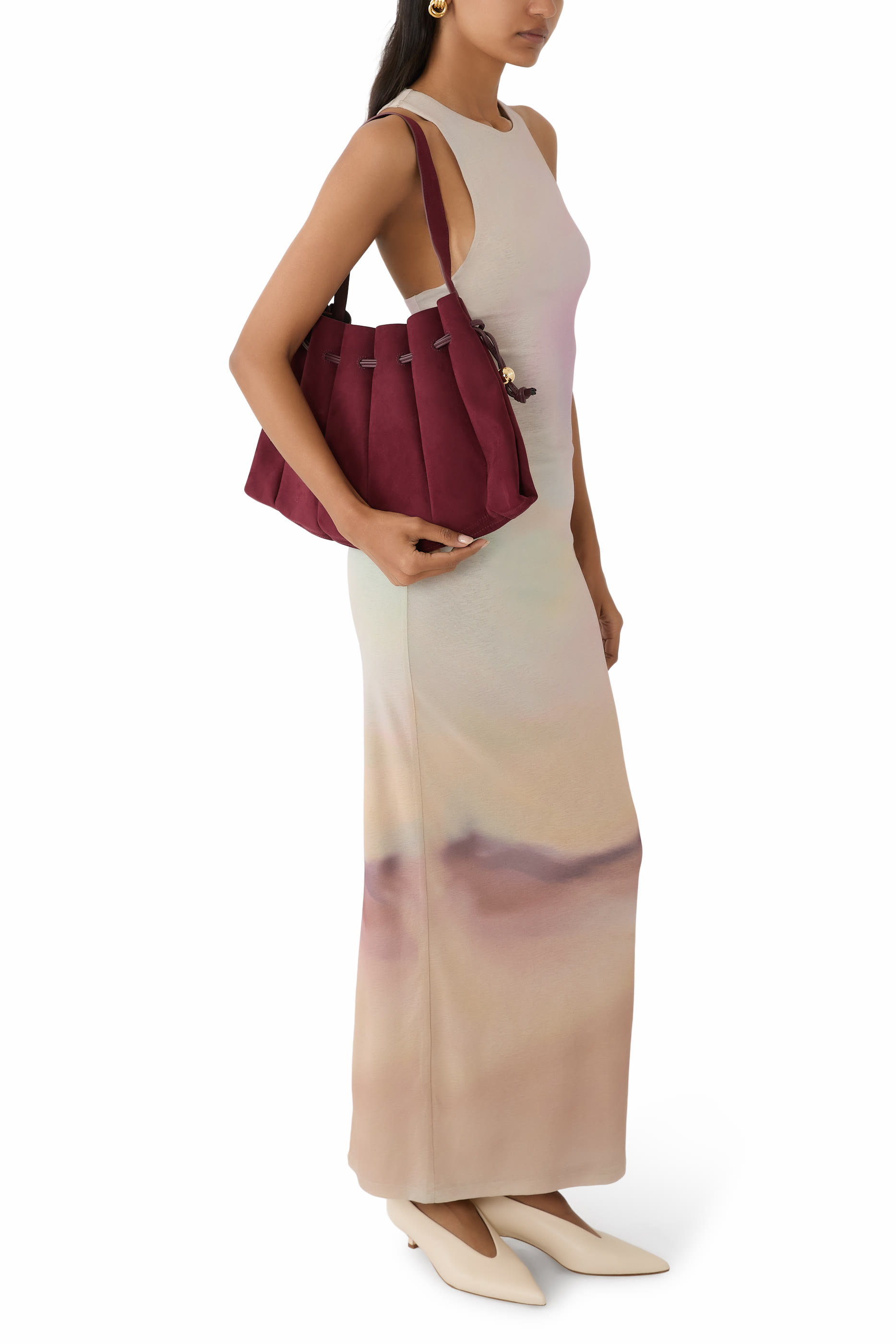 Calipso Suede Shoulder Bag