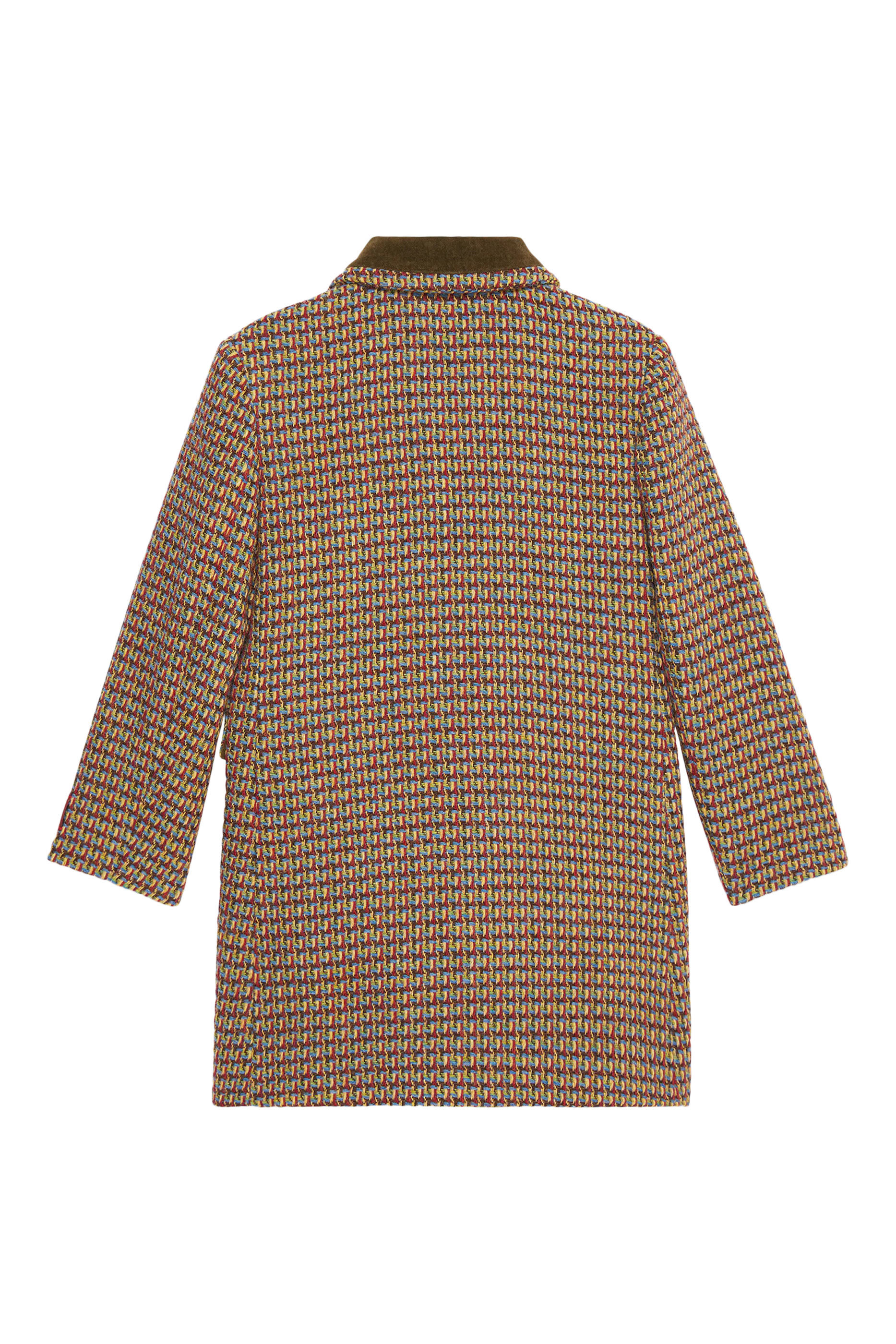 Kids Wool Tweed Coat