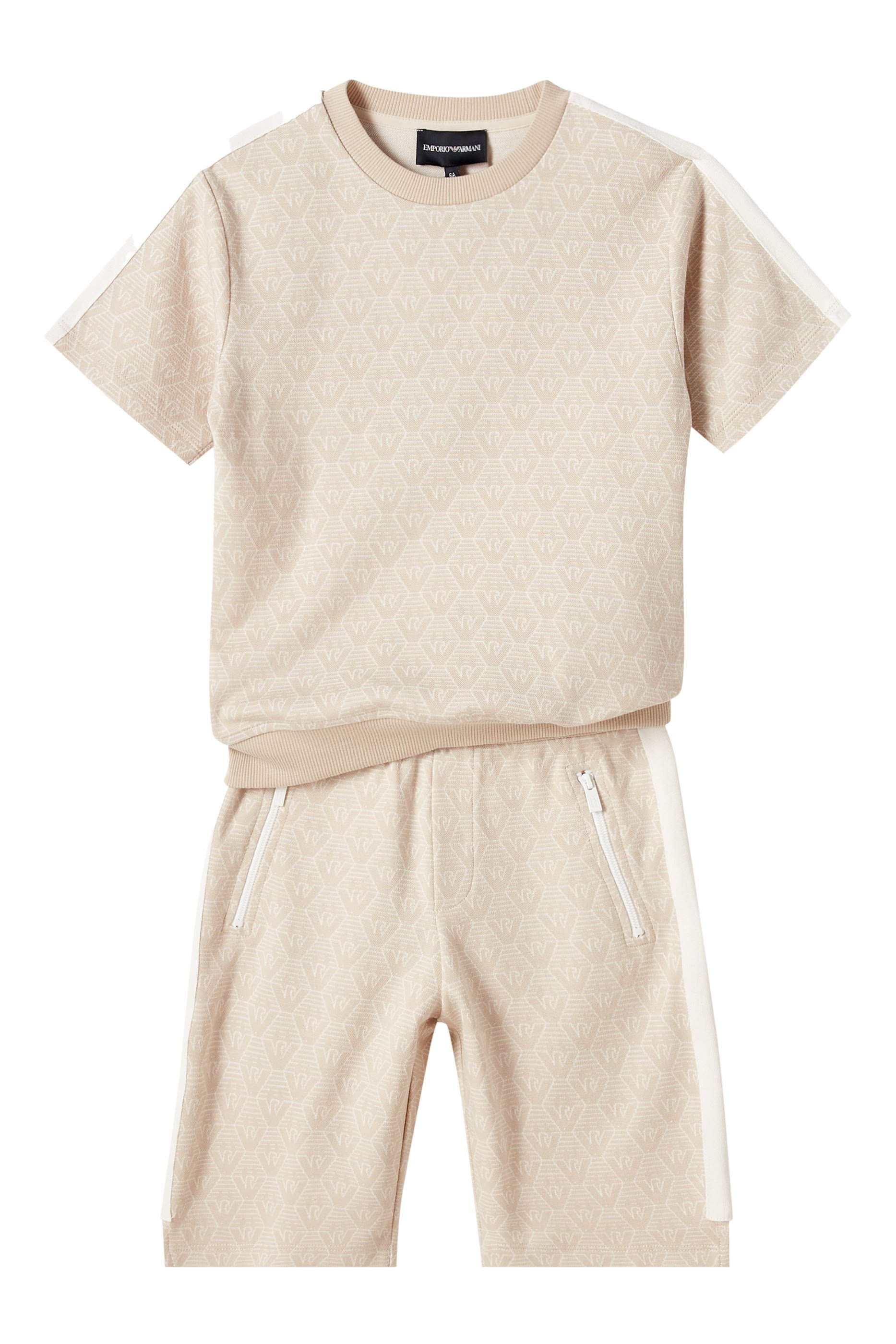 Kids All-Over Eagle Print Shorts