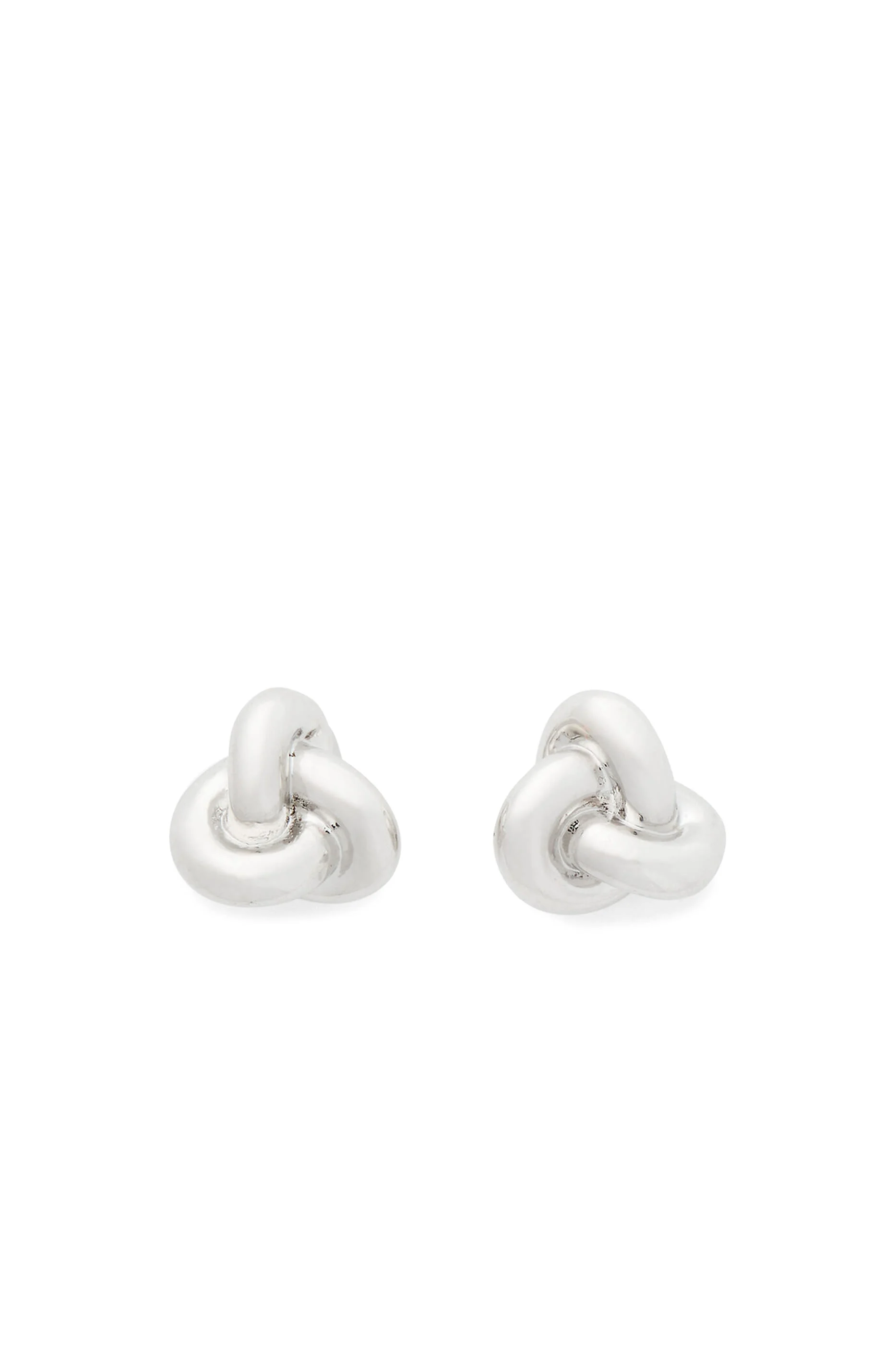 Double Knot Studs, Titanium & Plated Metal