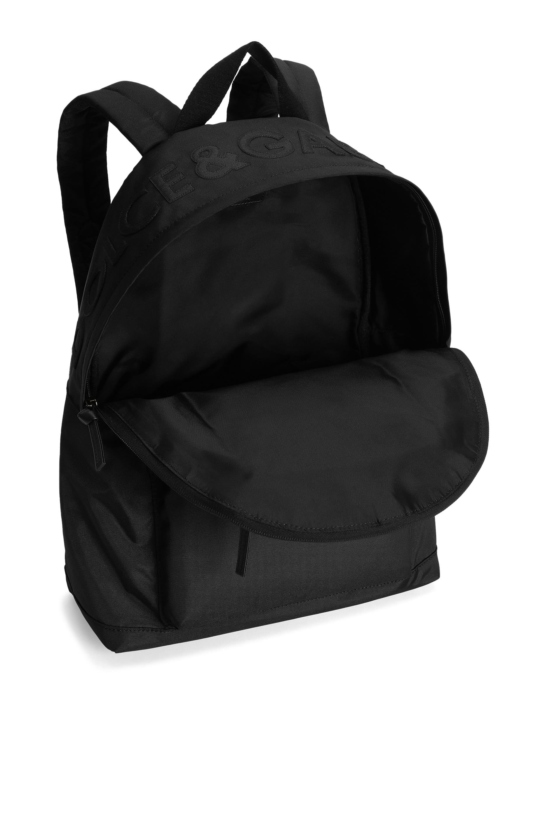 Kids Logo-Embroidered Zip-Up Backpack