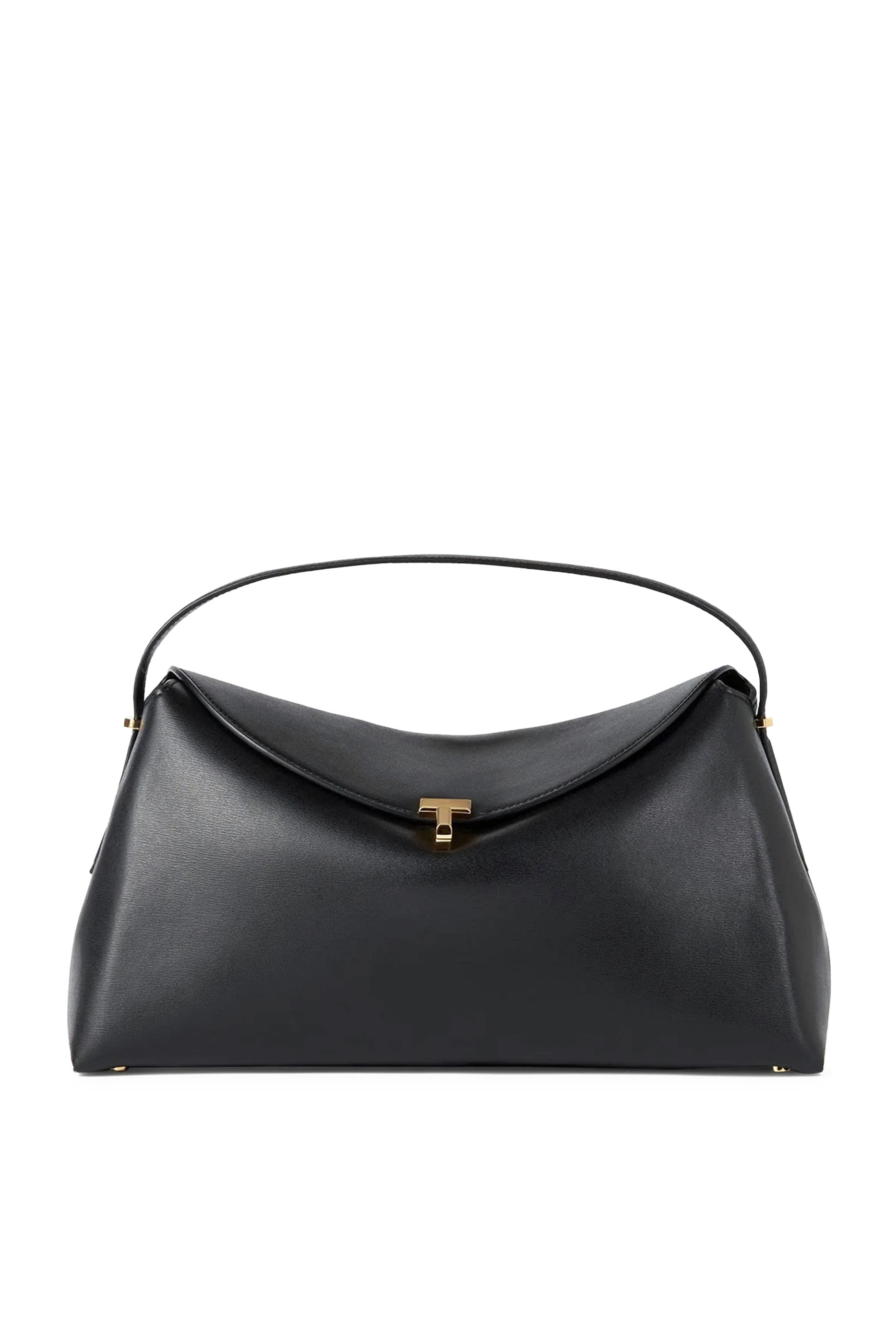 T-Lock Leather Top-Handle Bag