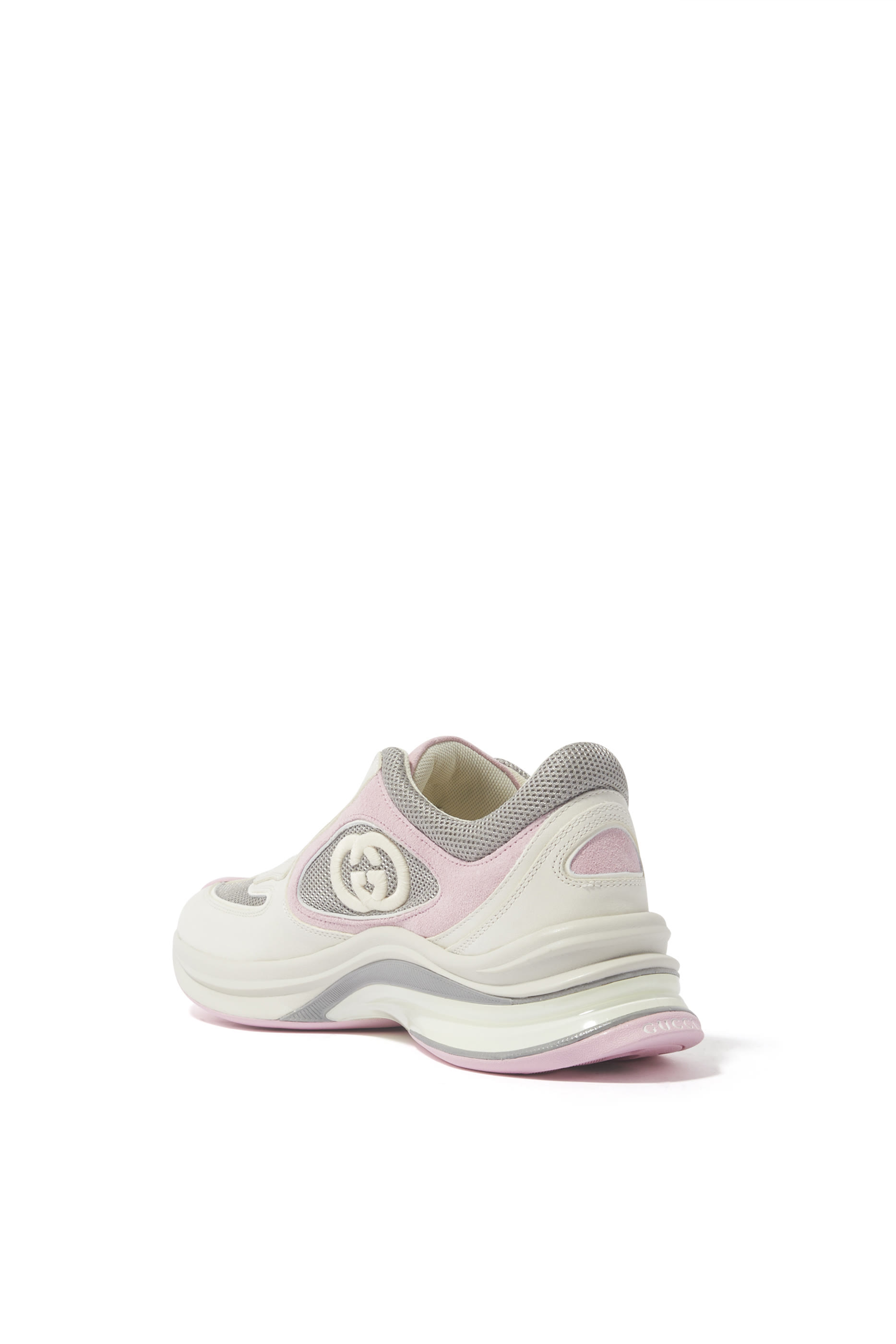 Interlocking G Leather Sneakers