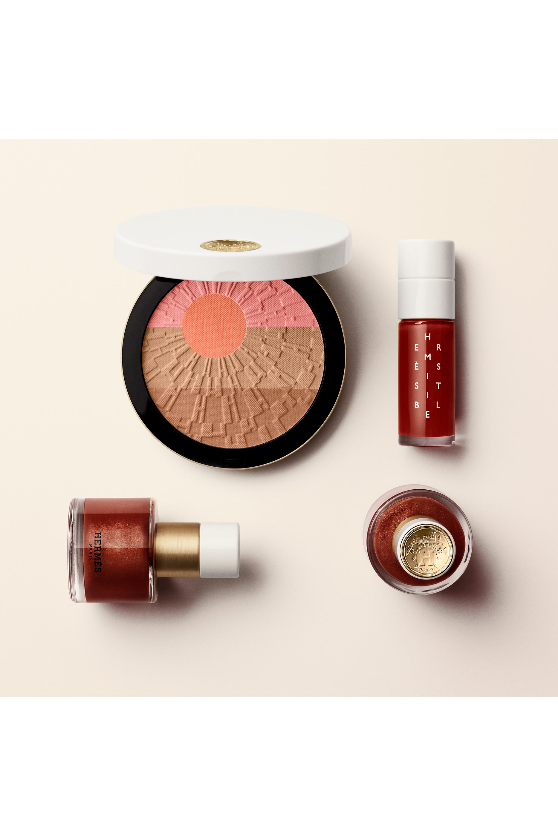 Soleil d&rsquo;Herm&egrave;s Powder, Sun-Kissed Healthy Glow Powder Face And Cheeks, Limited Edition