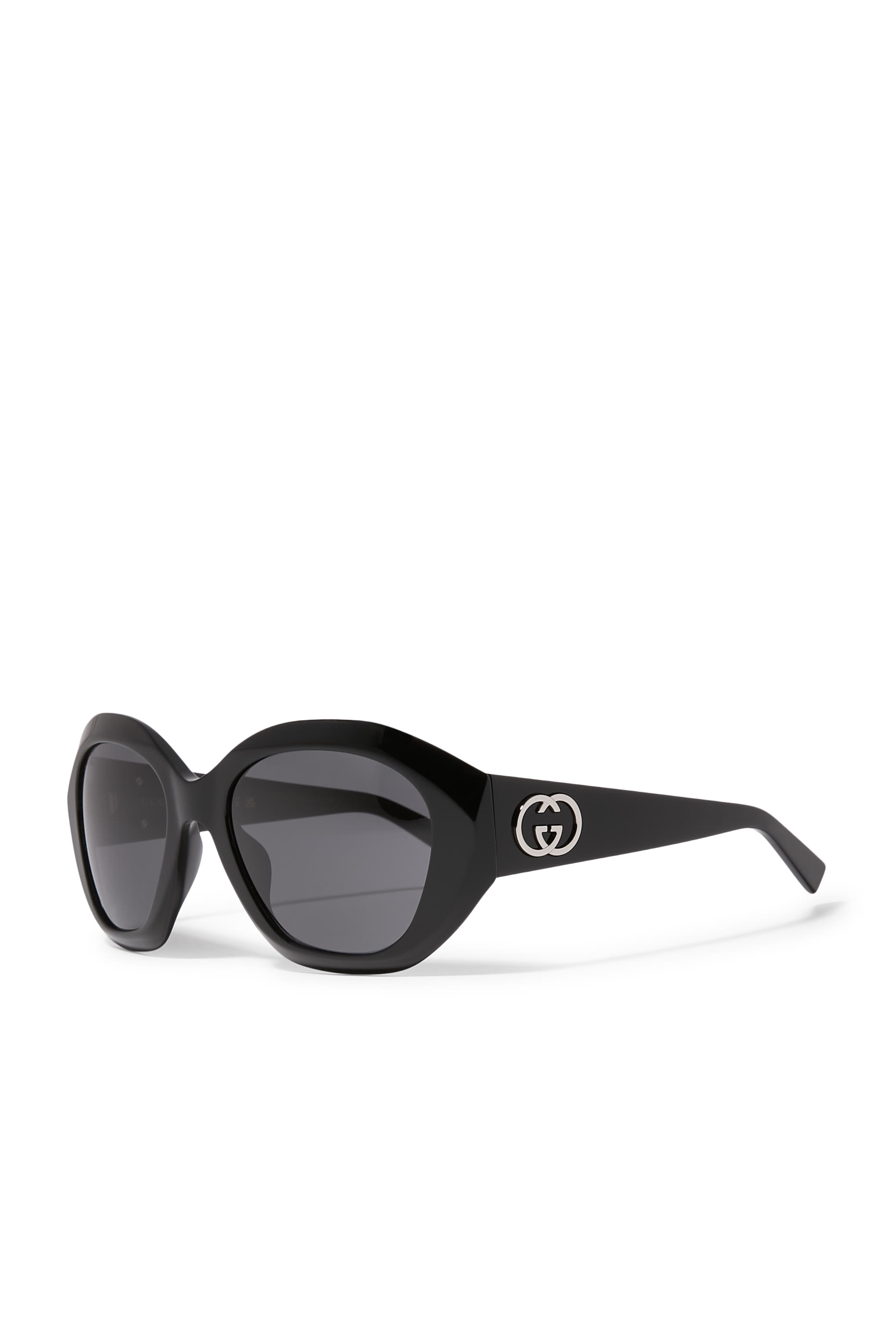Geometric-Frame Sunglasses
