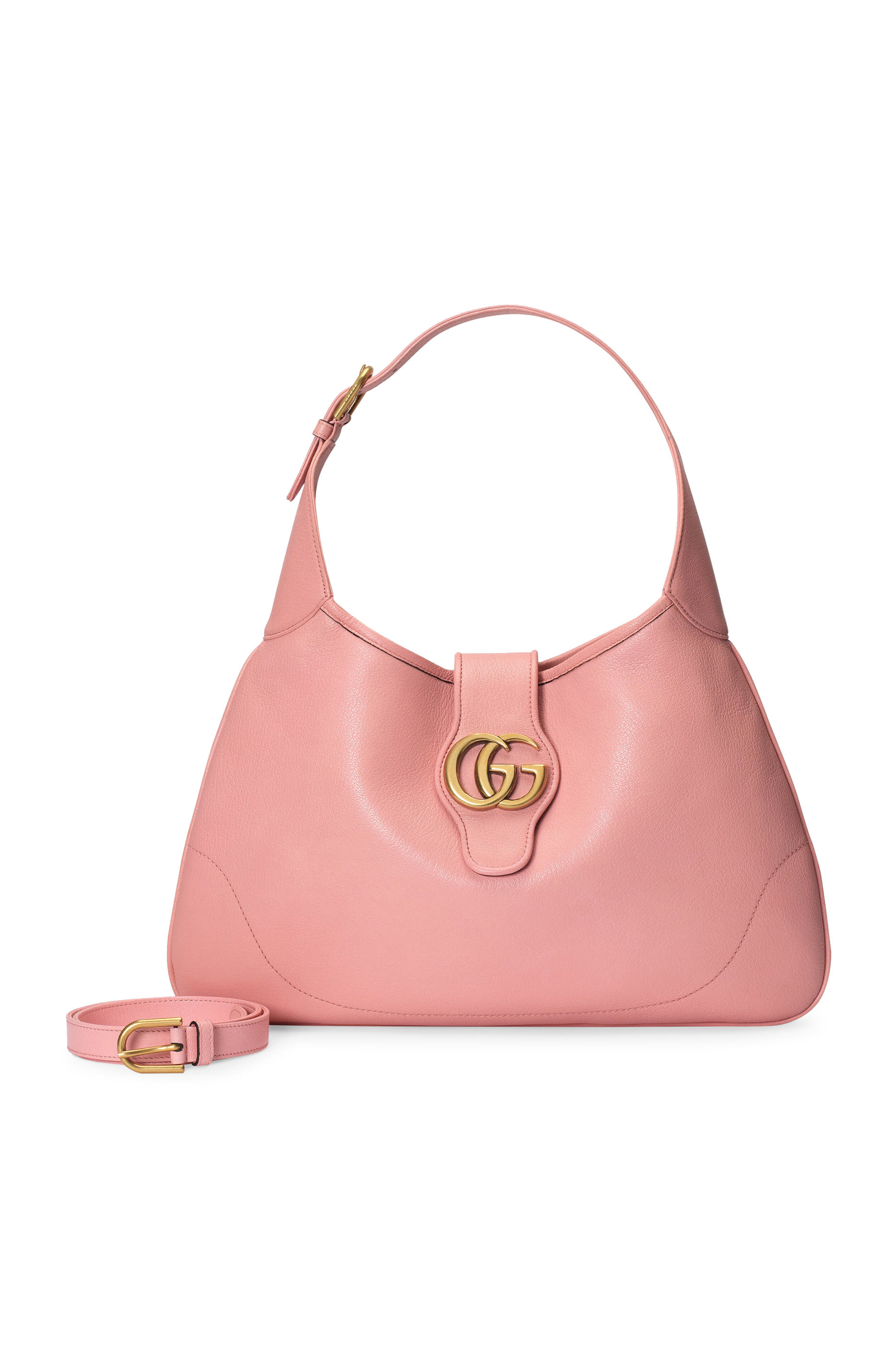 'A' Leather Shoulder Bag