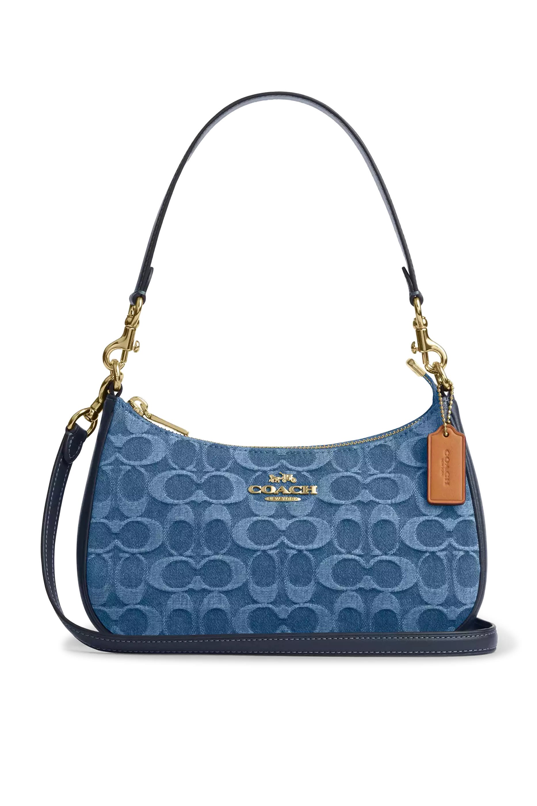 Teri Shoulder Bag in Signature Denim 