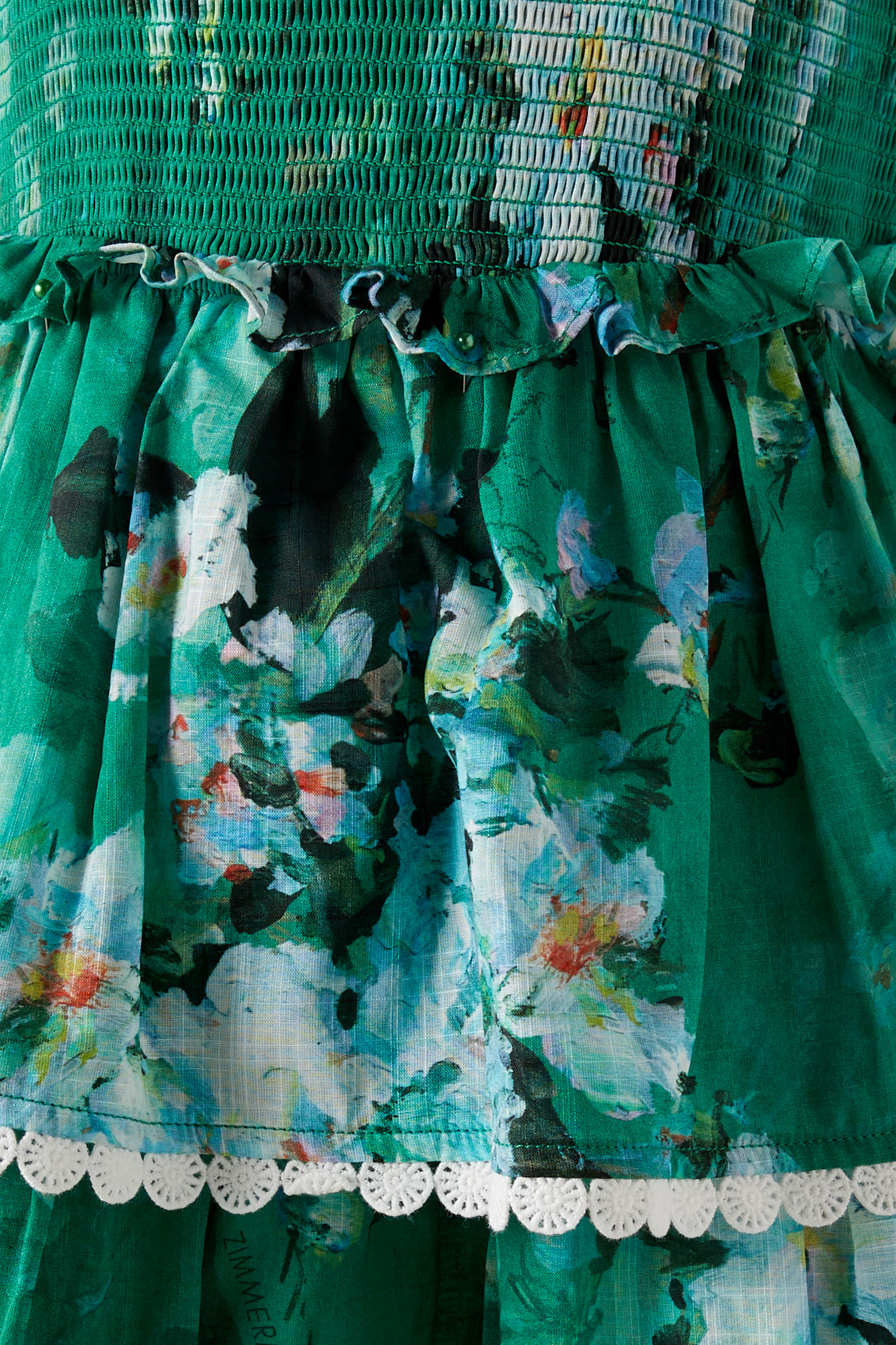 Kids Everley Floral-Print Smocked Dress