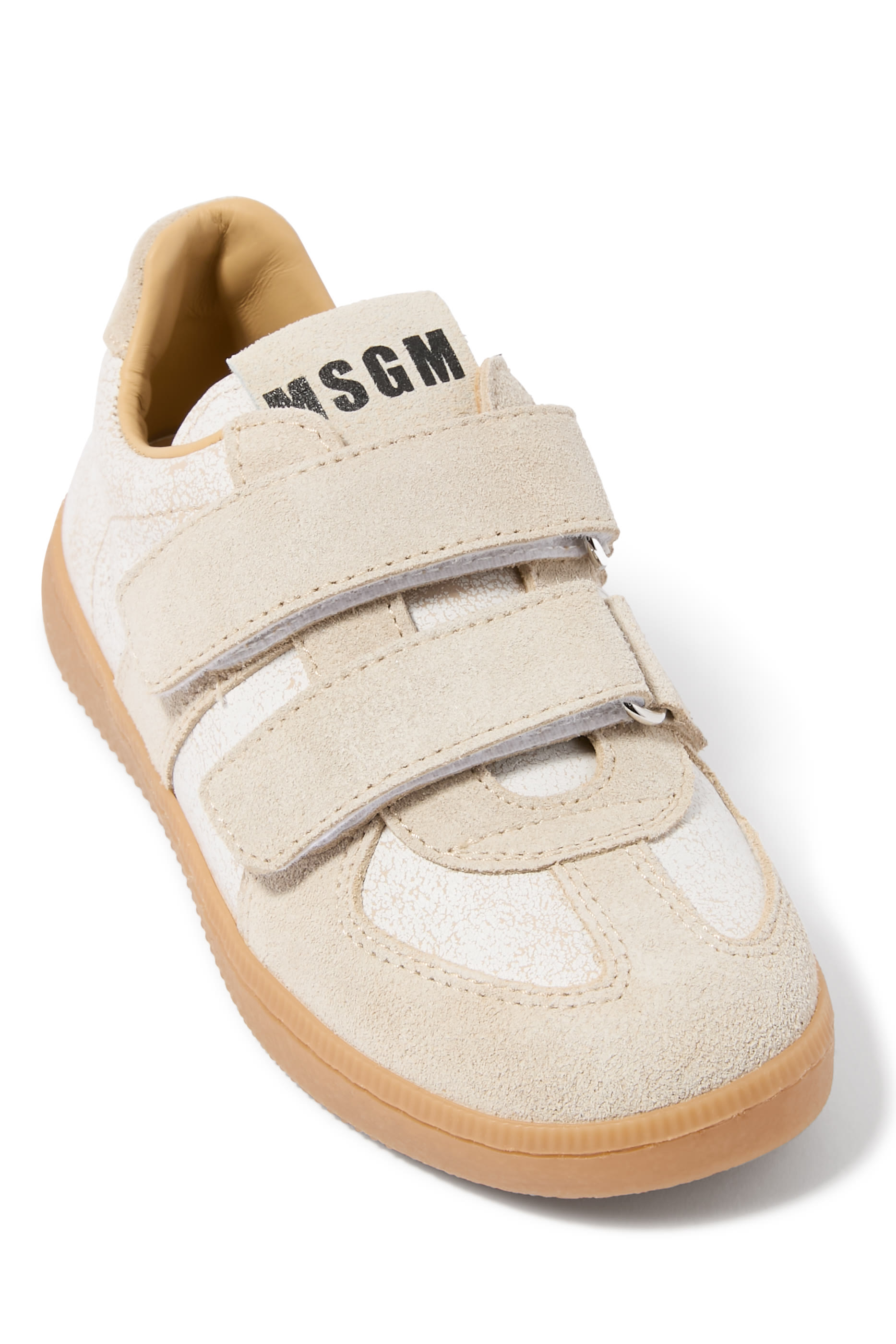 Kids Double Velcro Strap Low-Top Sneakers