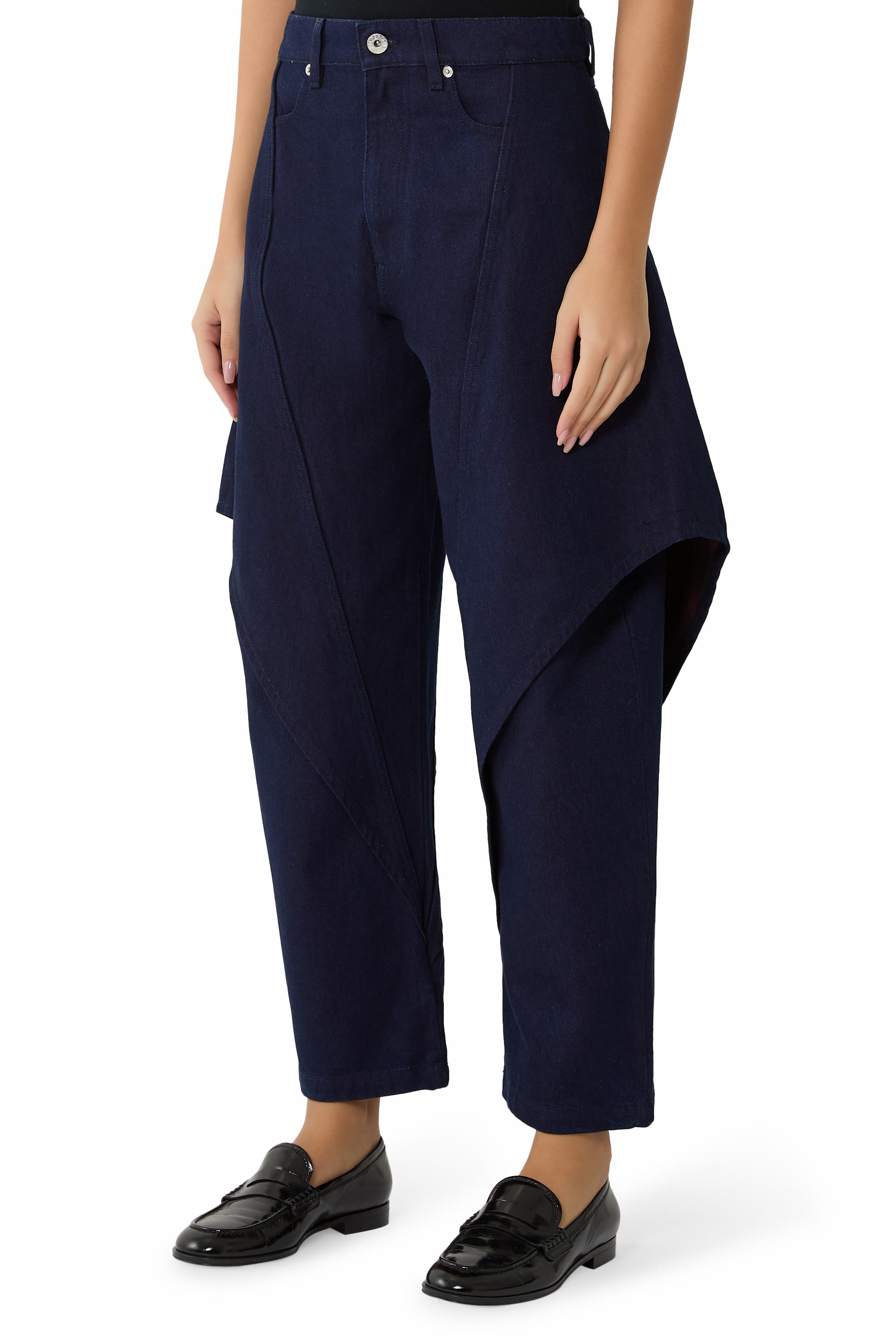 Crop Sculptural Jeans