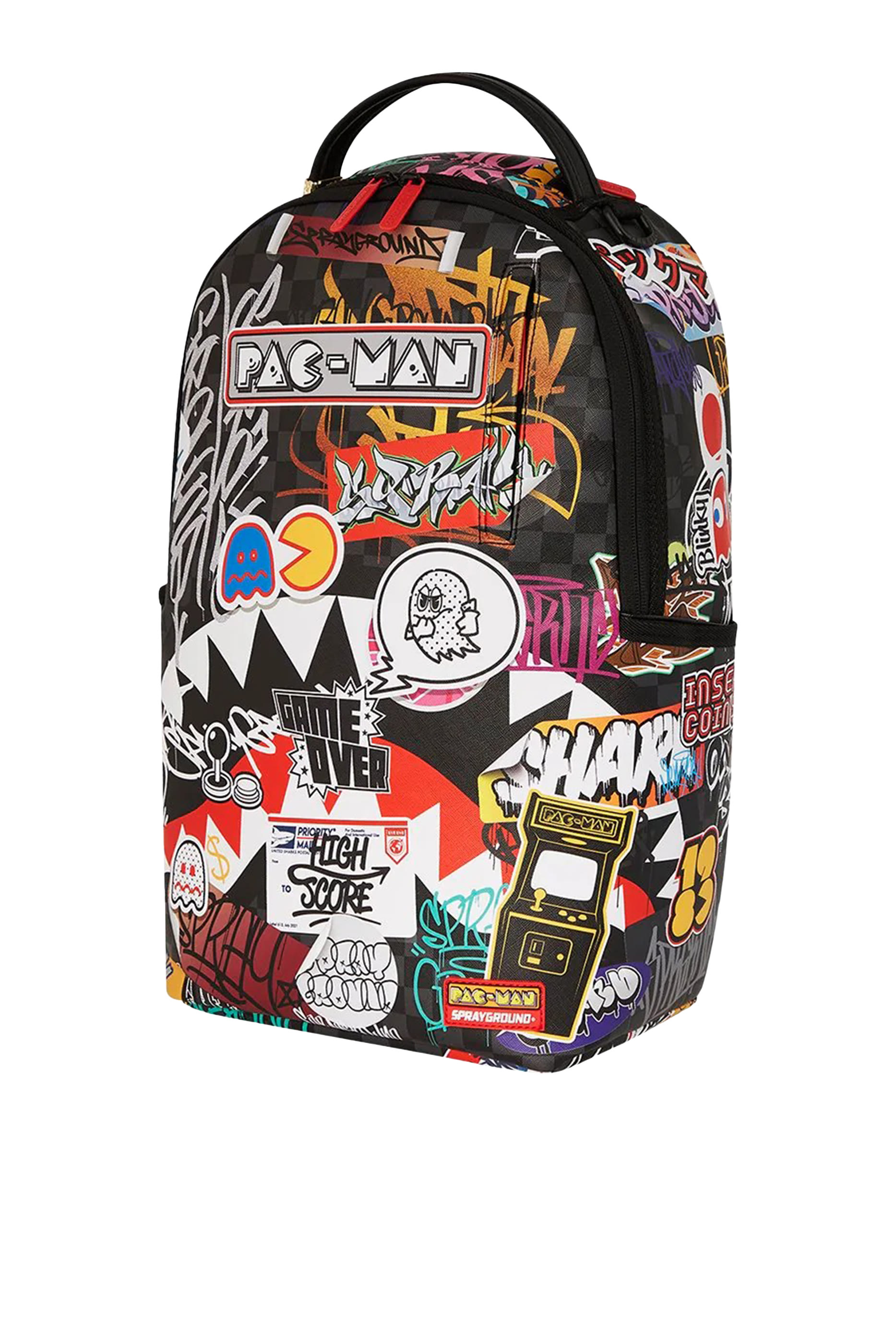 Kids Pacman Stickers Backpack