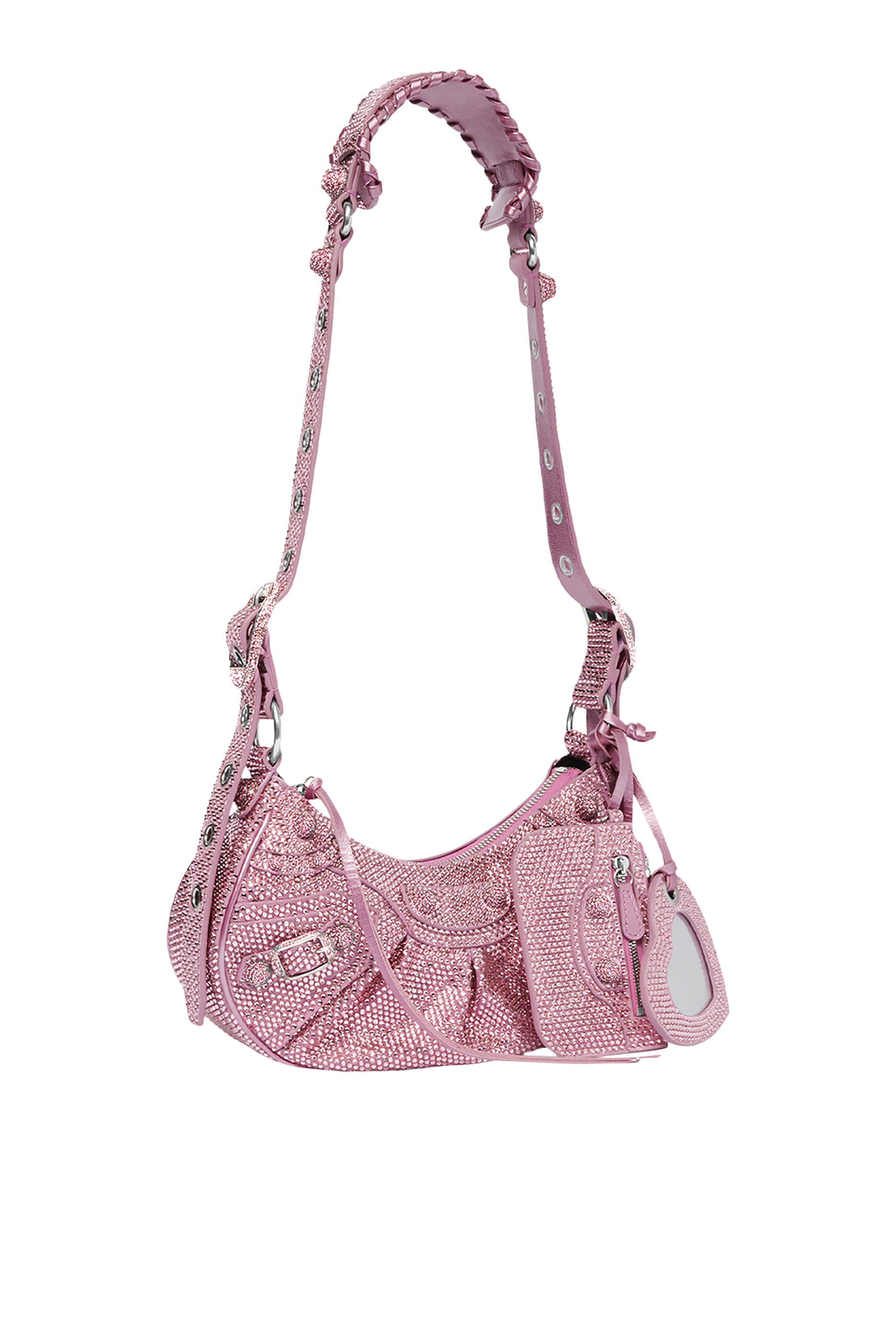 Le Cagole XS Shoulder Bag With Rhinestones