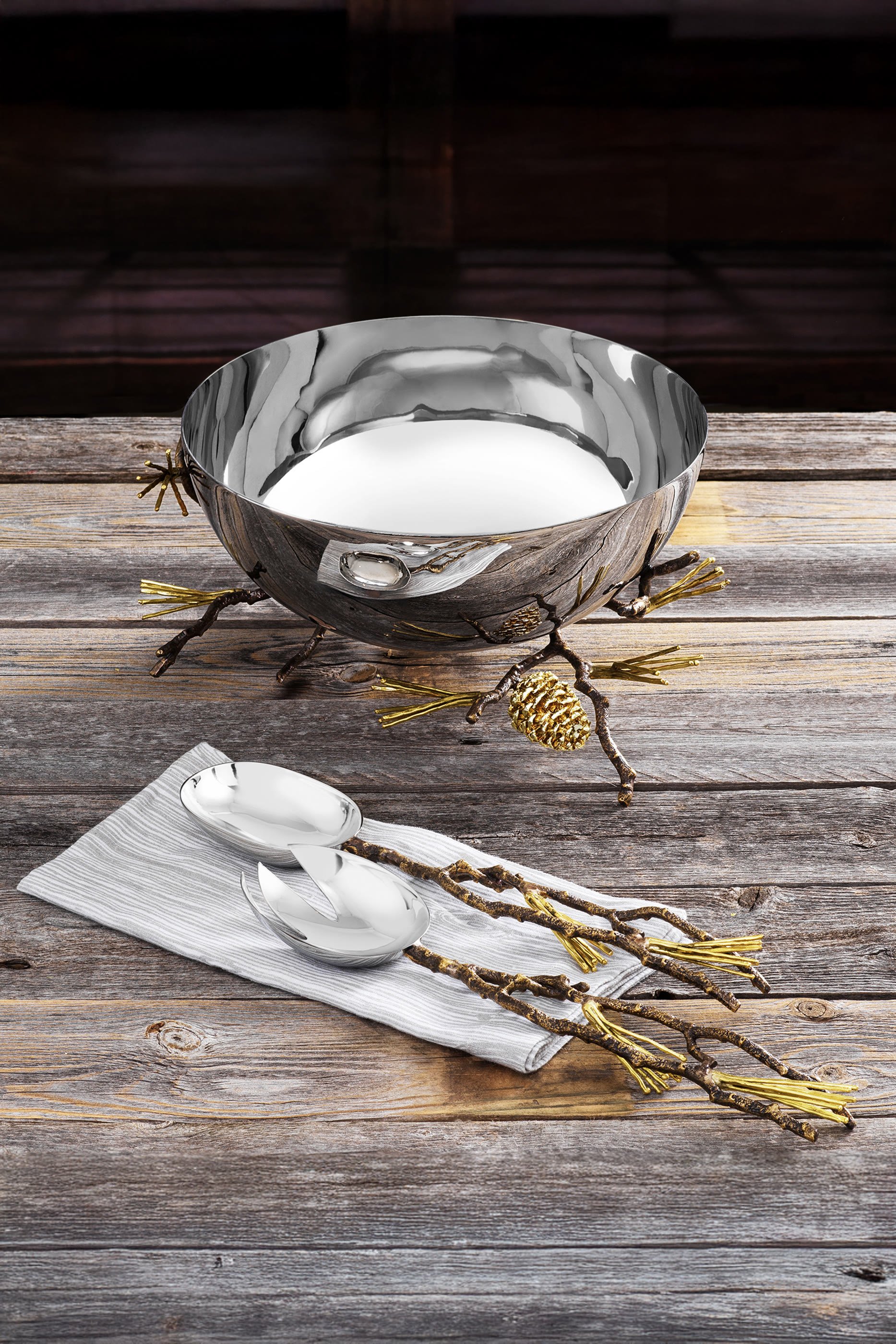 Pine Cone Serving Set