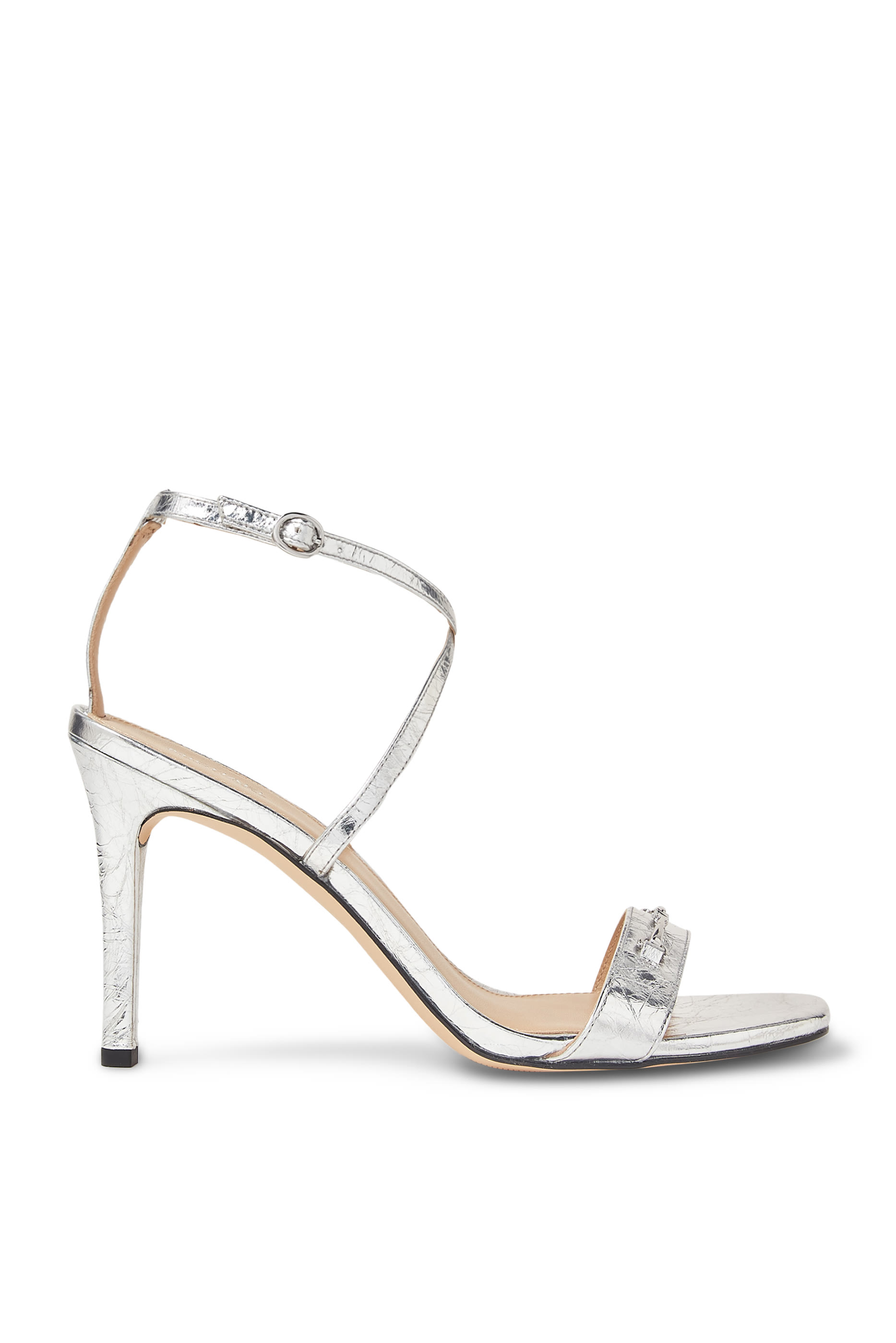 Lena Metallic Leather Sandals