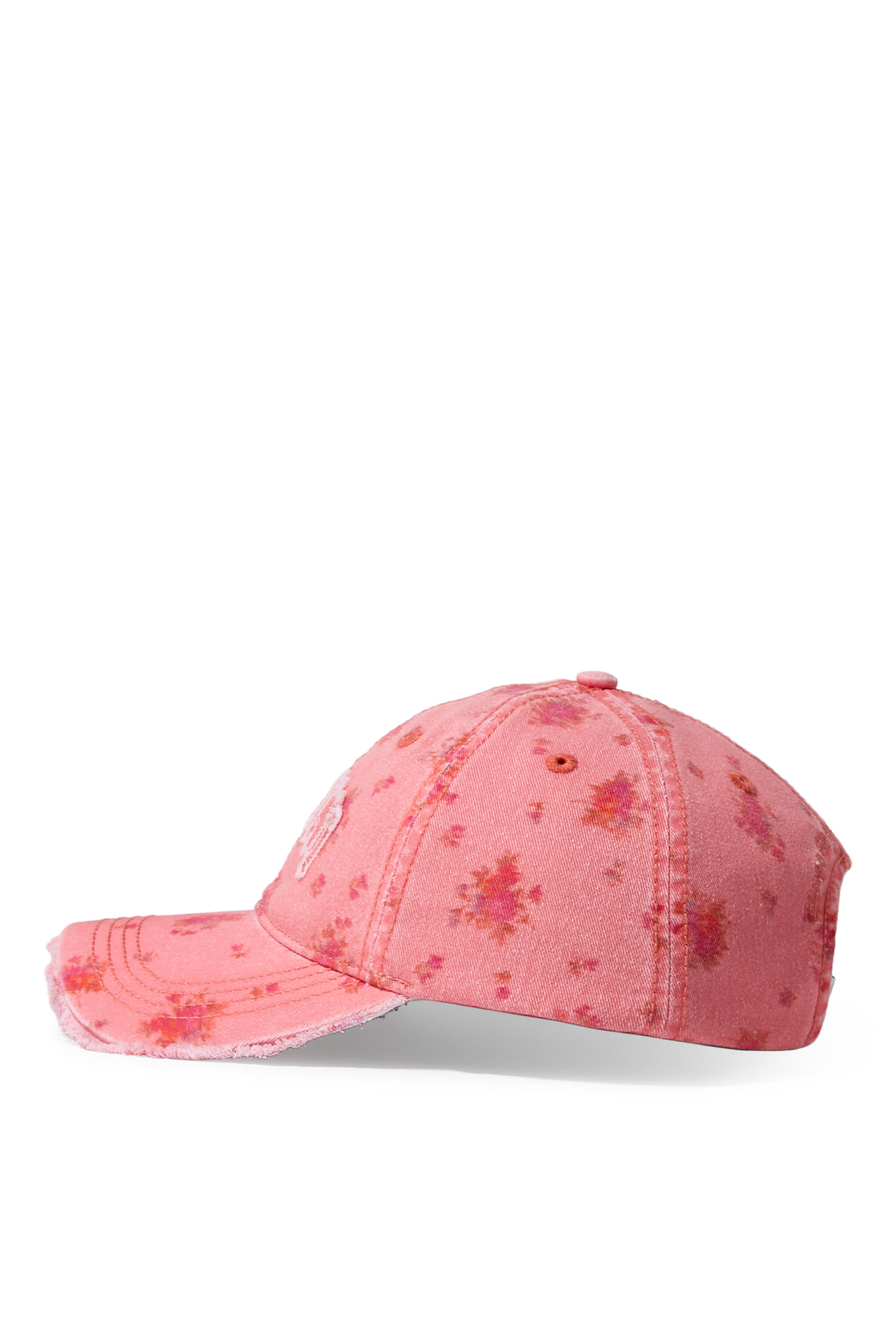 Washed Cotton Print Canvas Cap