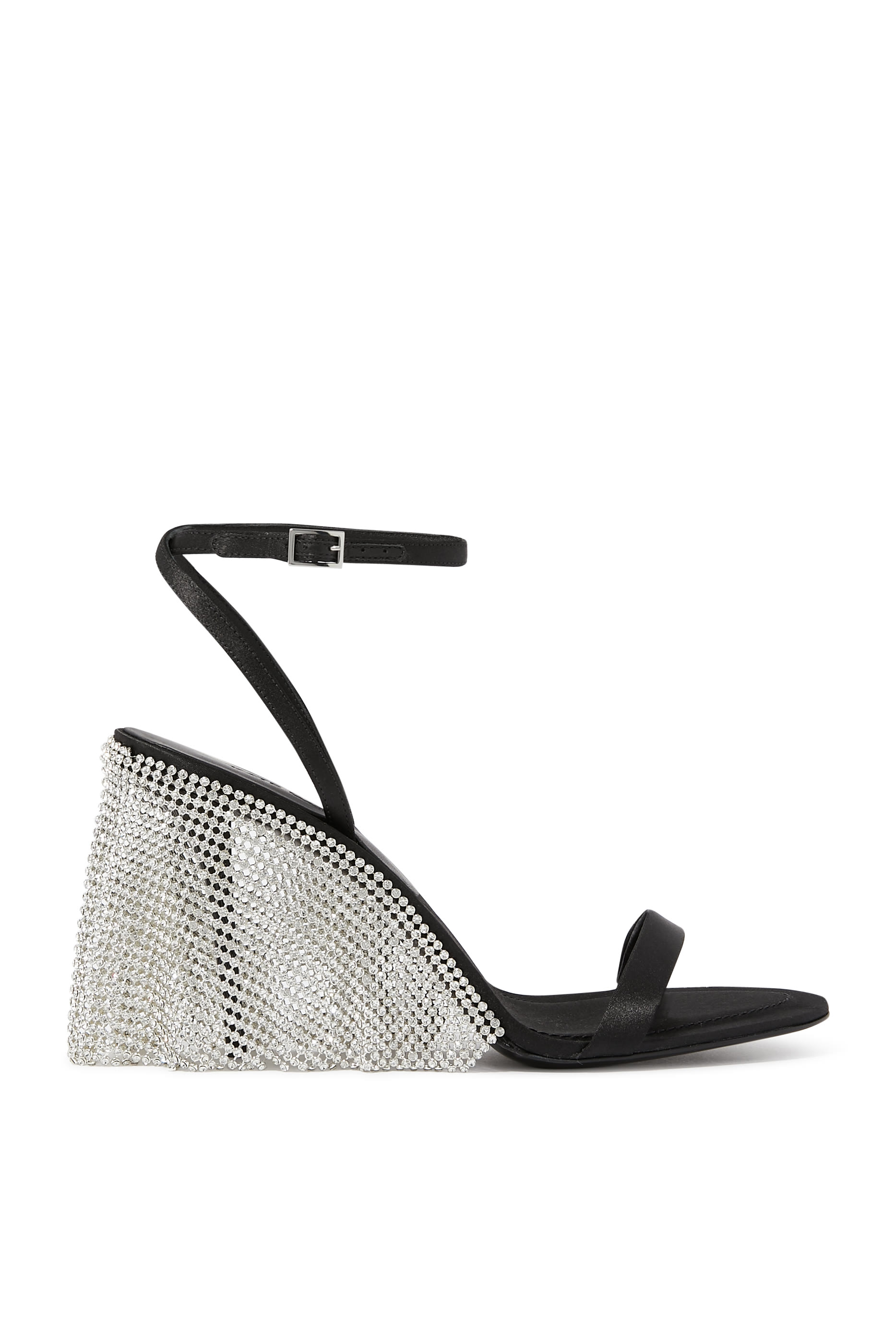 Tulle 90 Slingback Pump with Ankle Strap