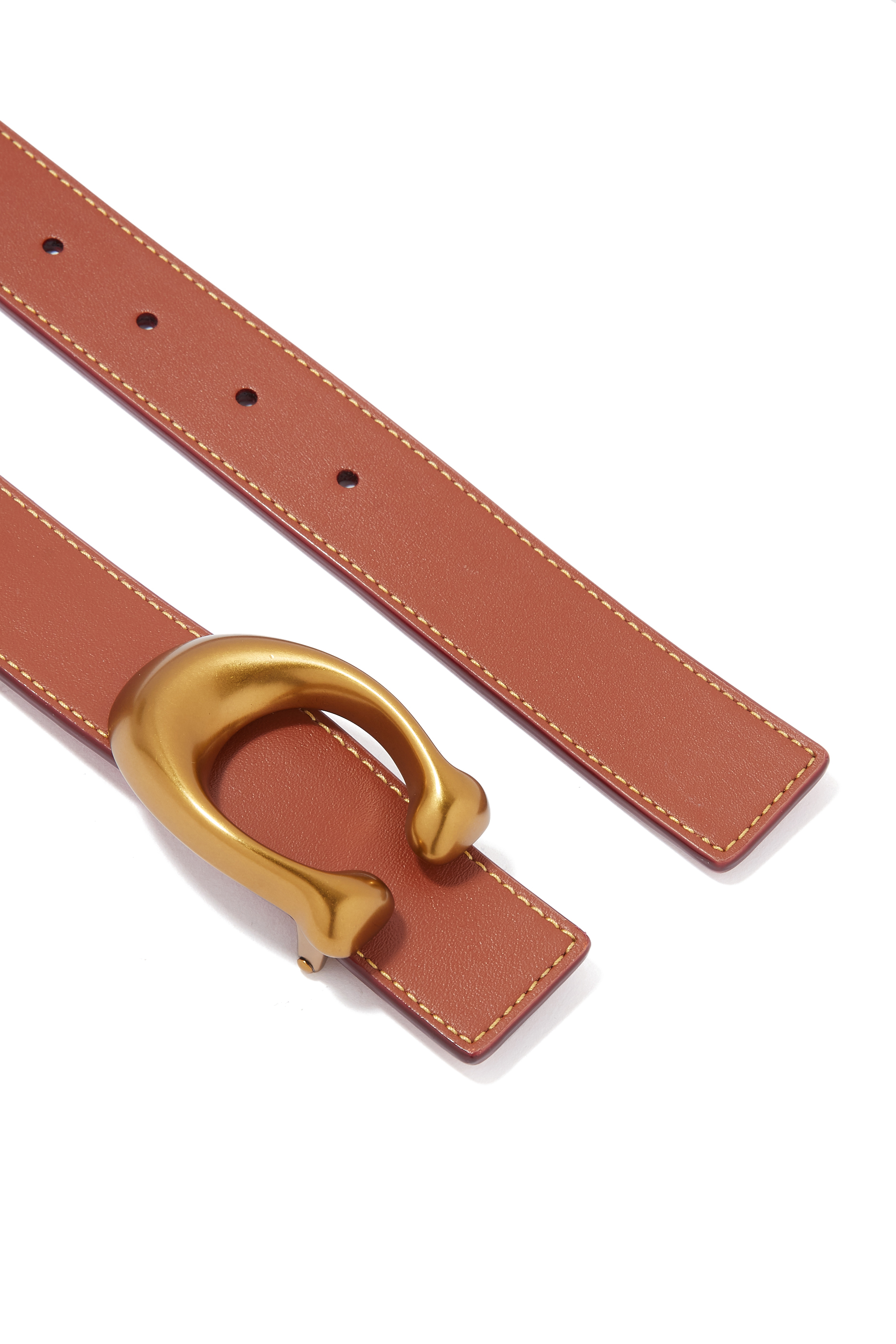 Signature Buckle Reversible Belt