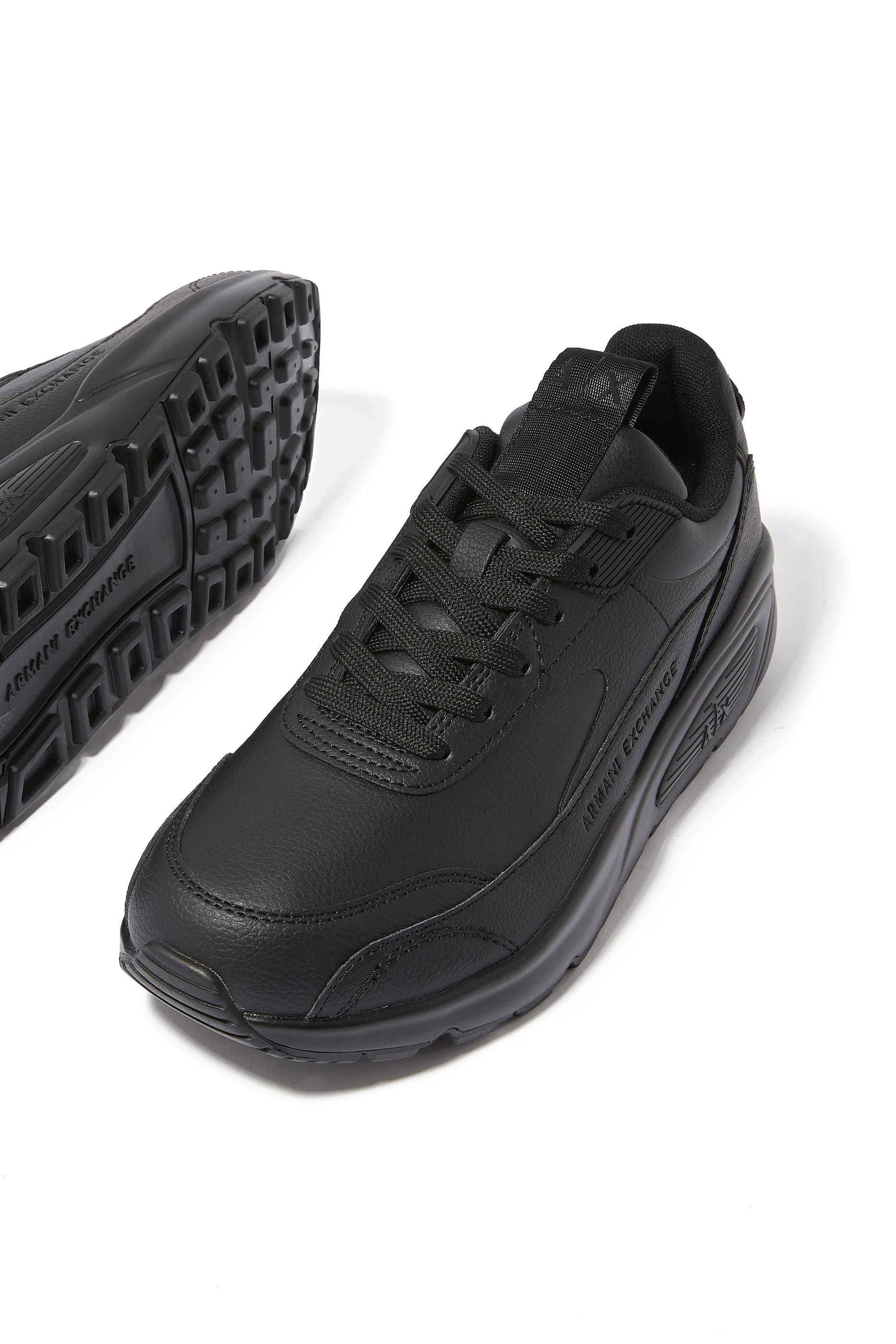 Bronx AX Logo Faux Leather Sneakers