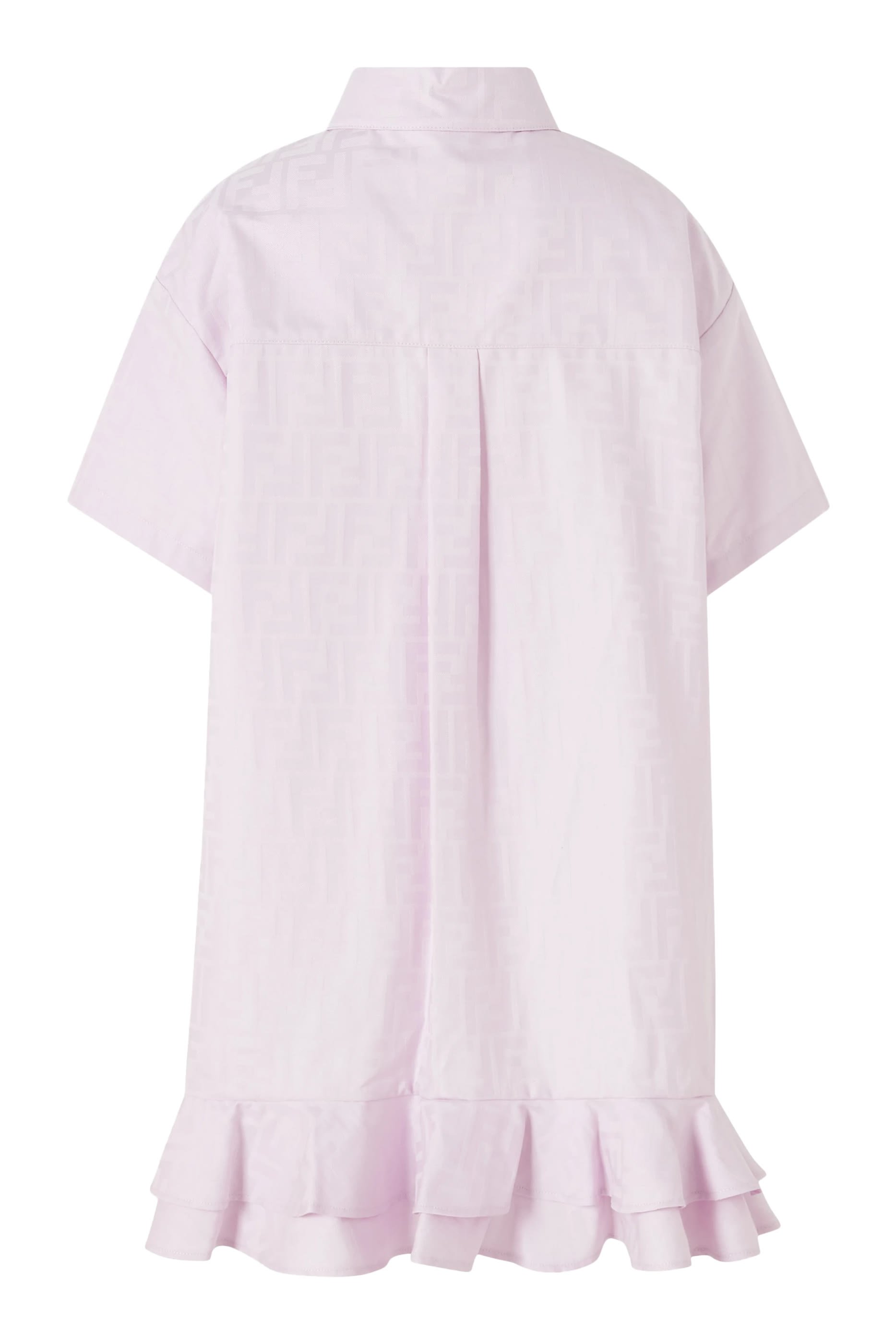 Kids Ruffled Logo Dress