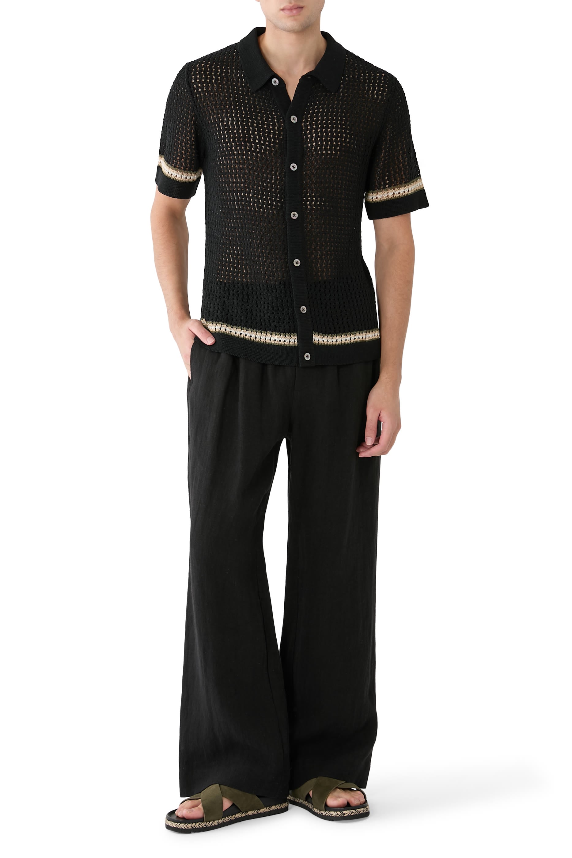 Benicio Crochet Shirt