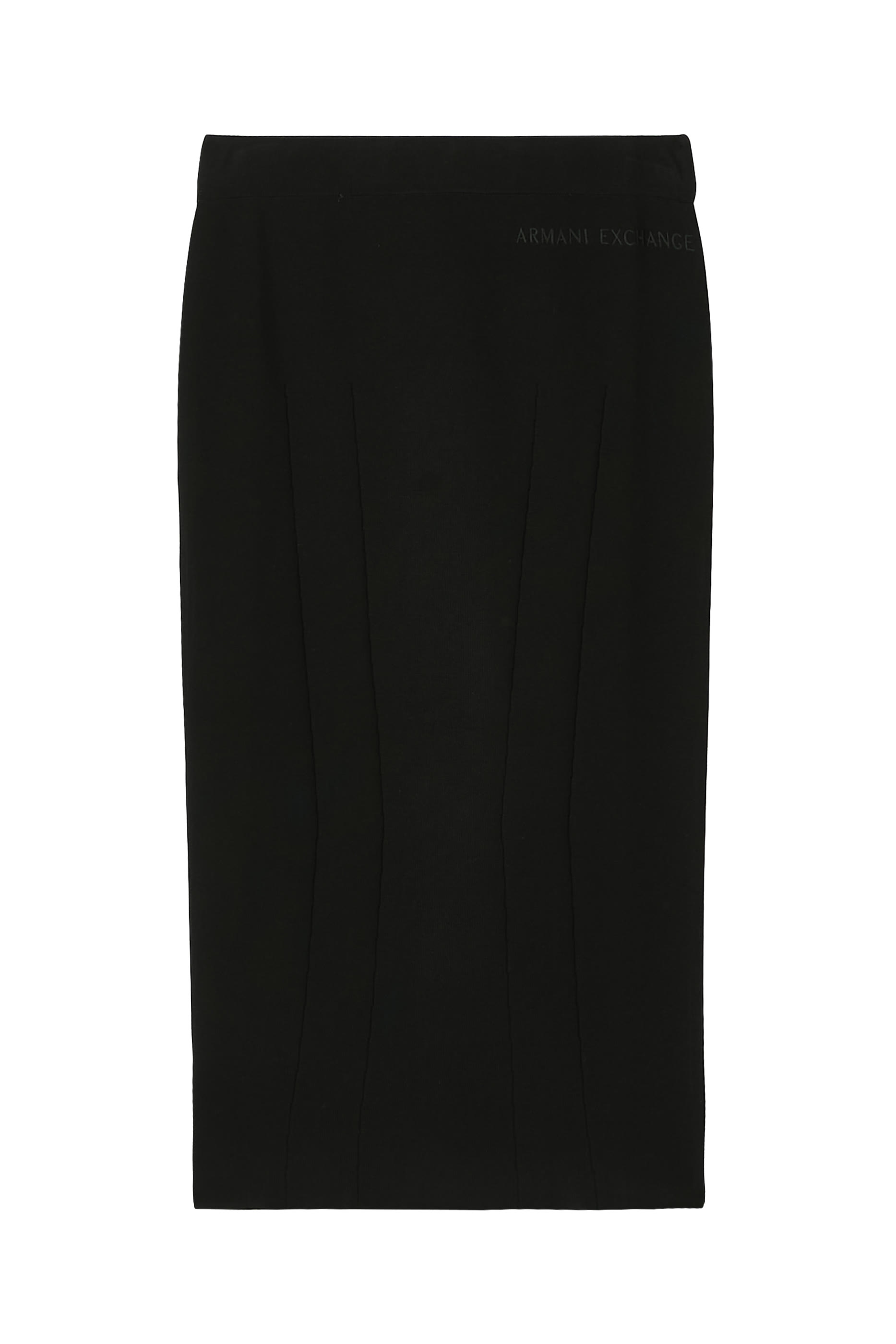 Rib Knit Midi Skirt