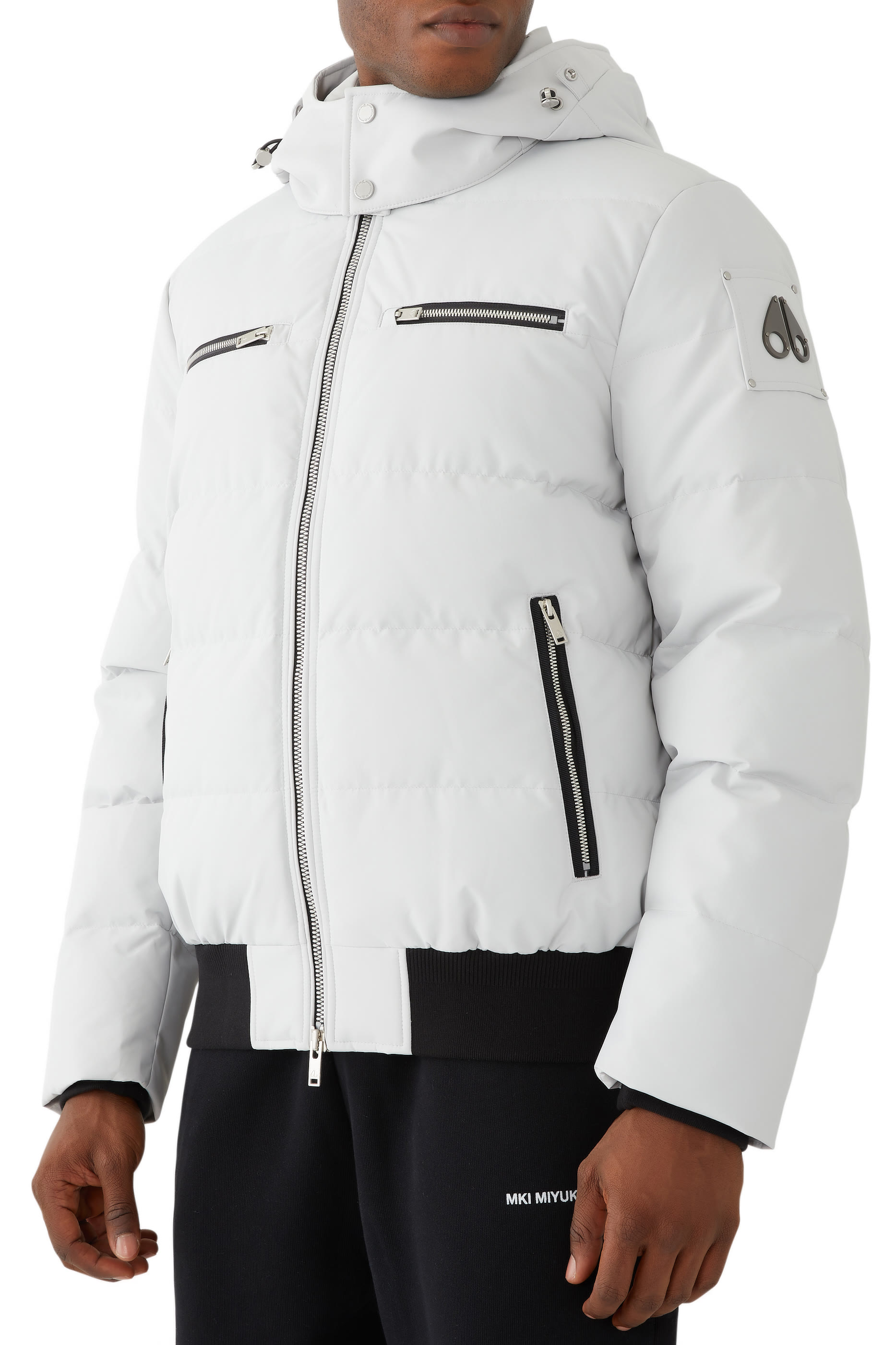 Padded Cloud Bomber Jacket