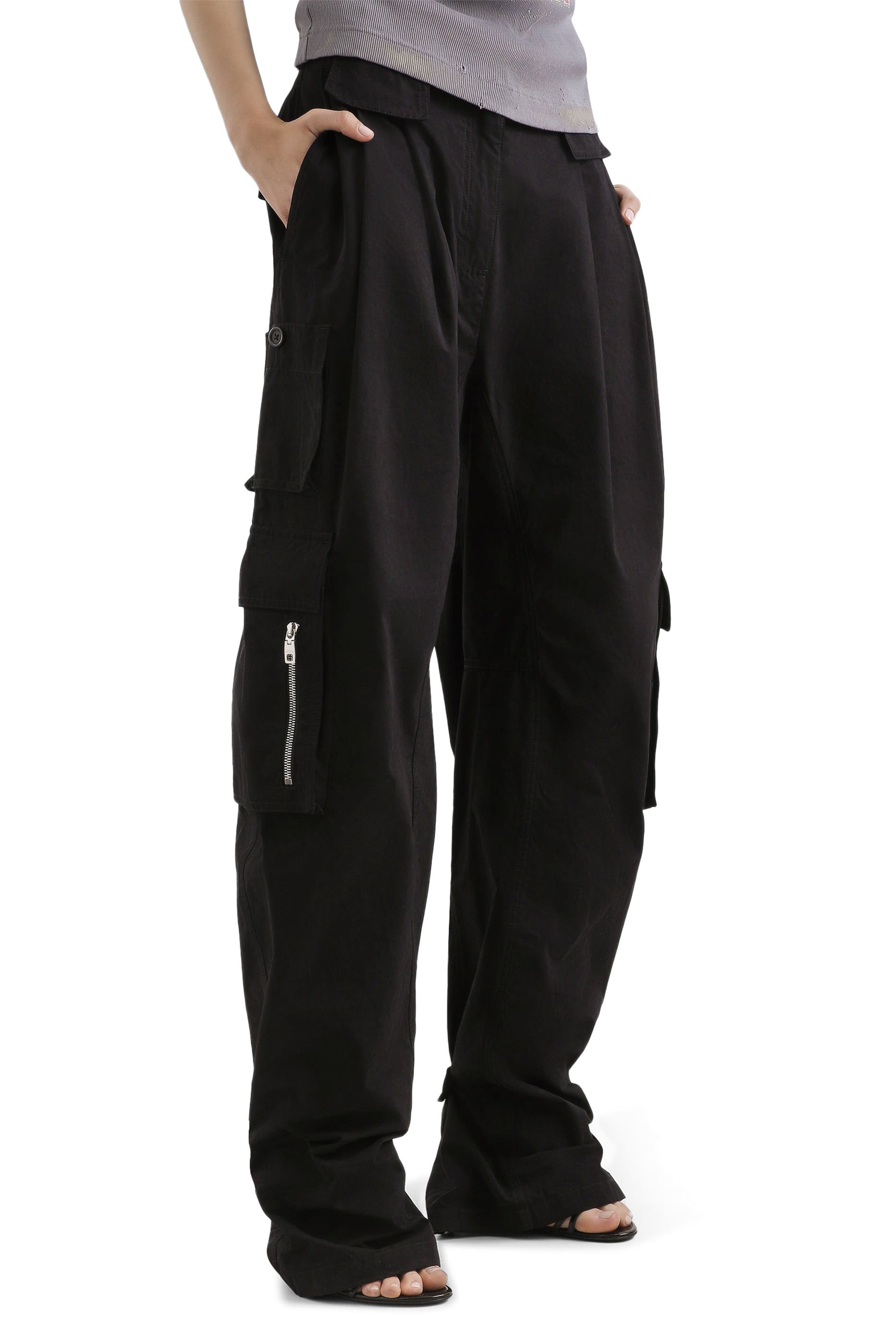 Waxed Faille Cargo Pants