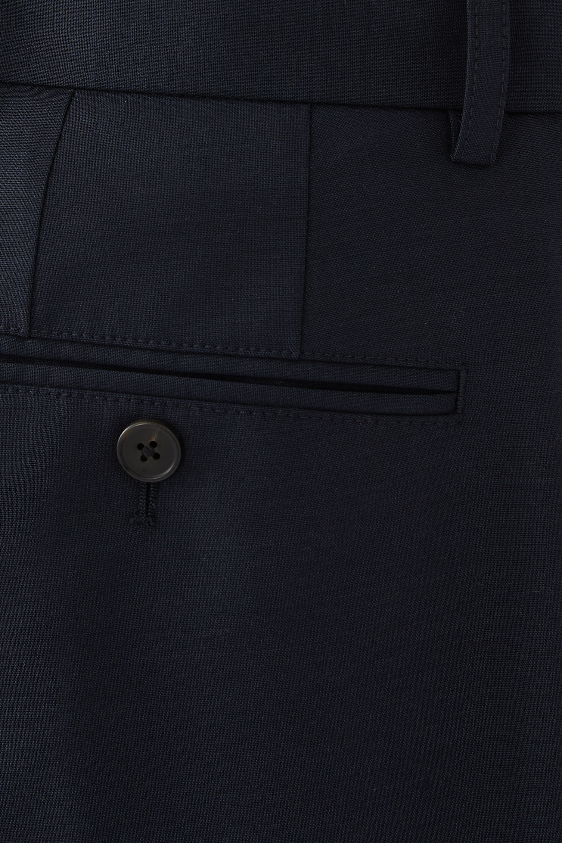 Stretch-Wool Straight-Leg Suit Pants