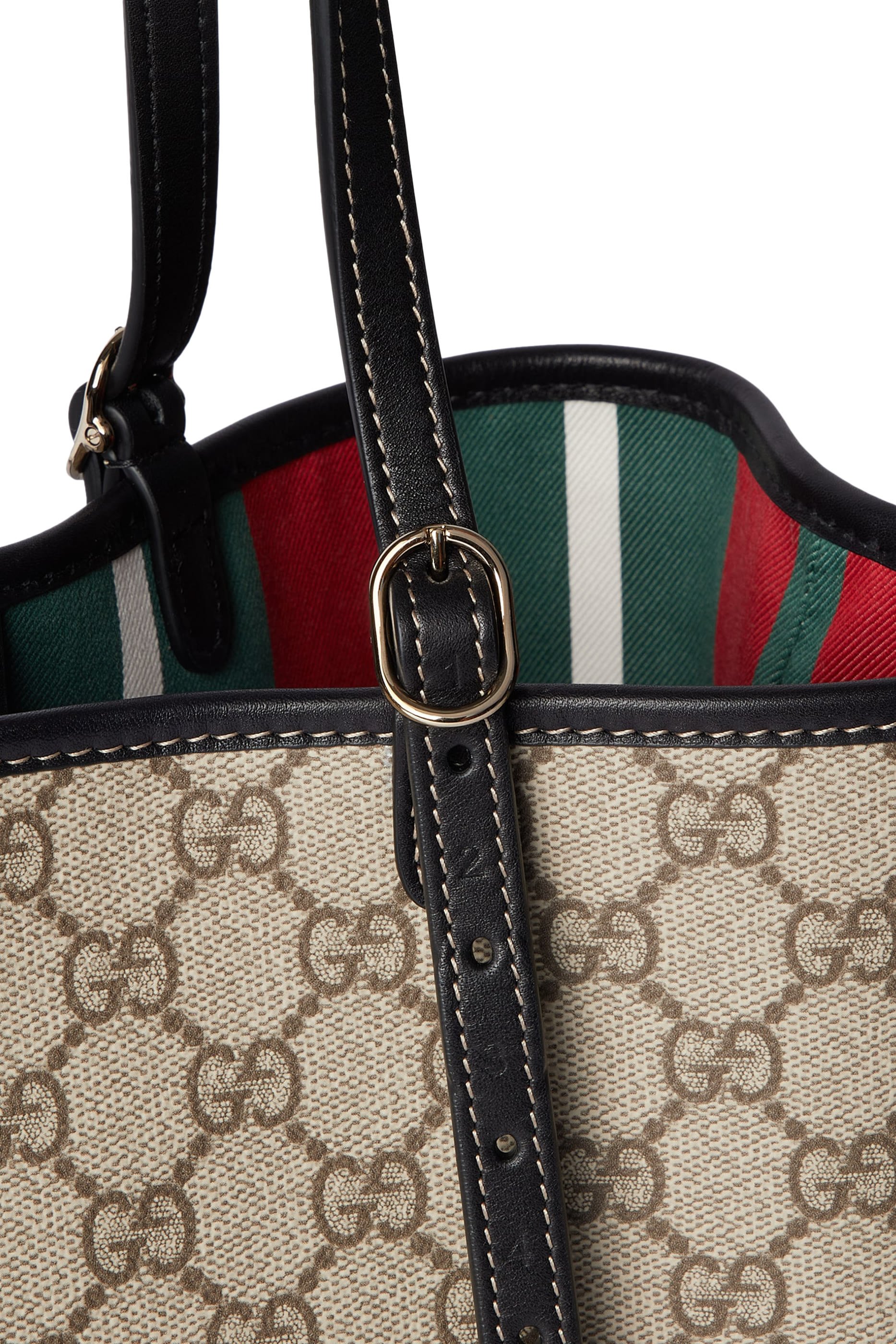 GG Emblem Small Tote Bag