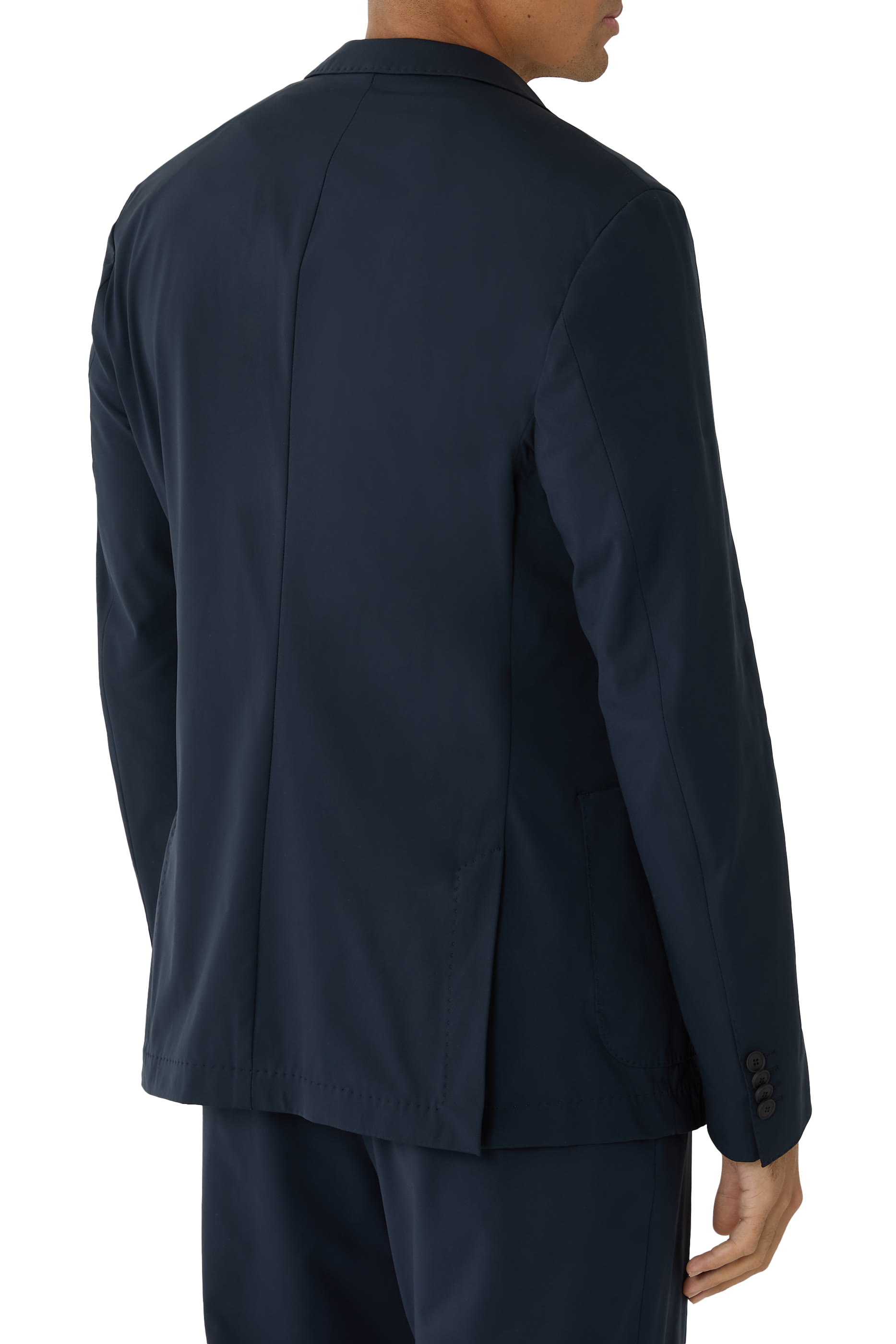 Slim-Fit Jacket in Performance-Stretch Jersey 