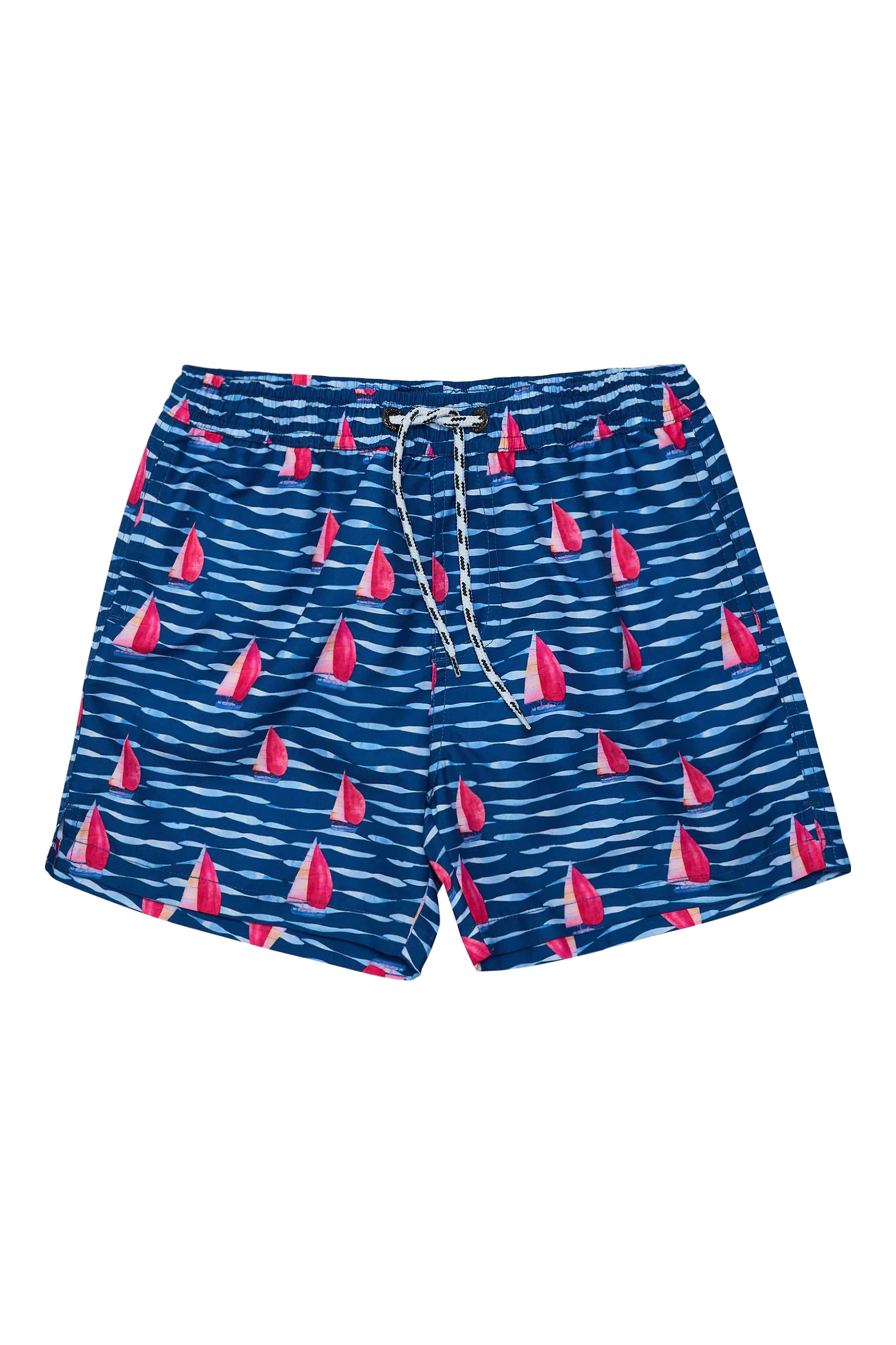 Kids Sailboat Rock Swim Shorts